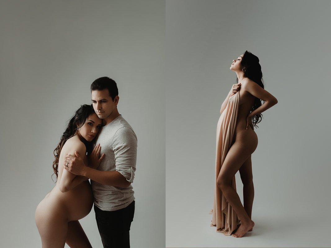 The Art of Empowerment: Elegant &amp; Tasteful Boudoir Maternity Photography in Portland