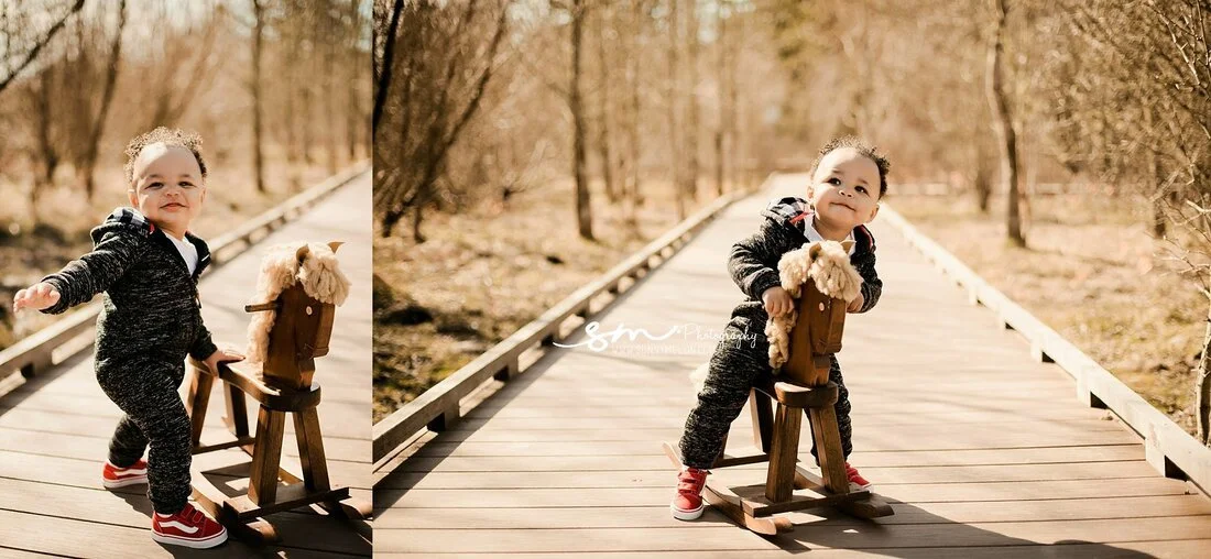 Milestone Portrait with Vintage Prop