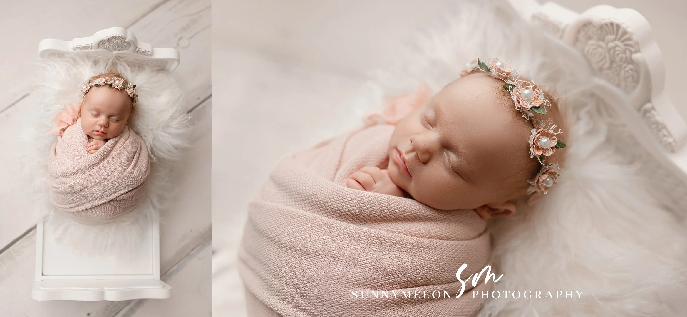 Newborn photography session in Portland Oregon studio