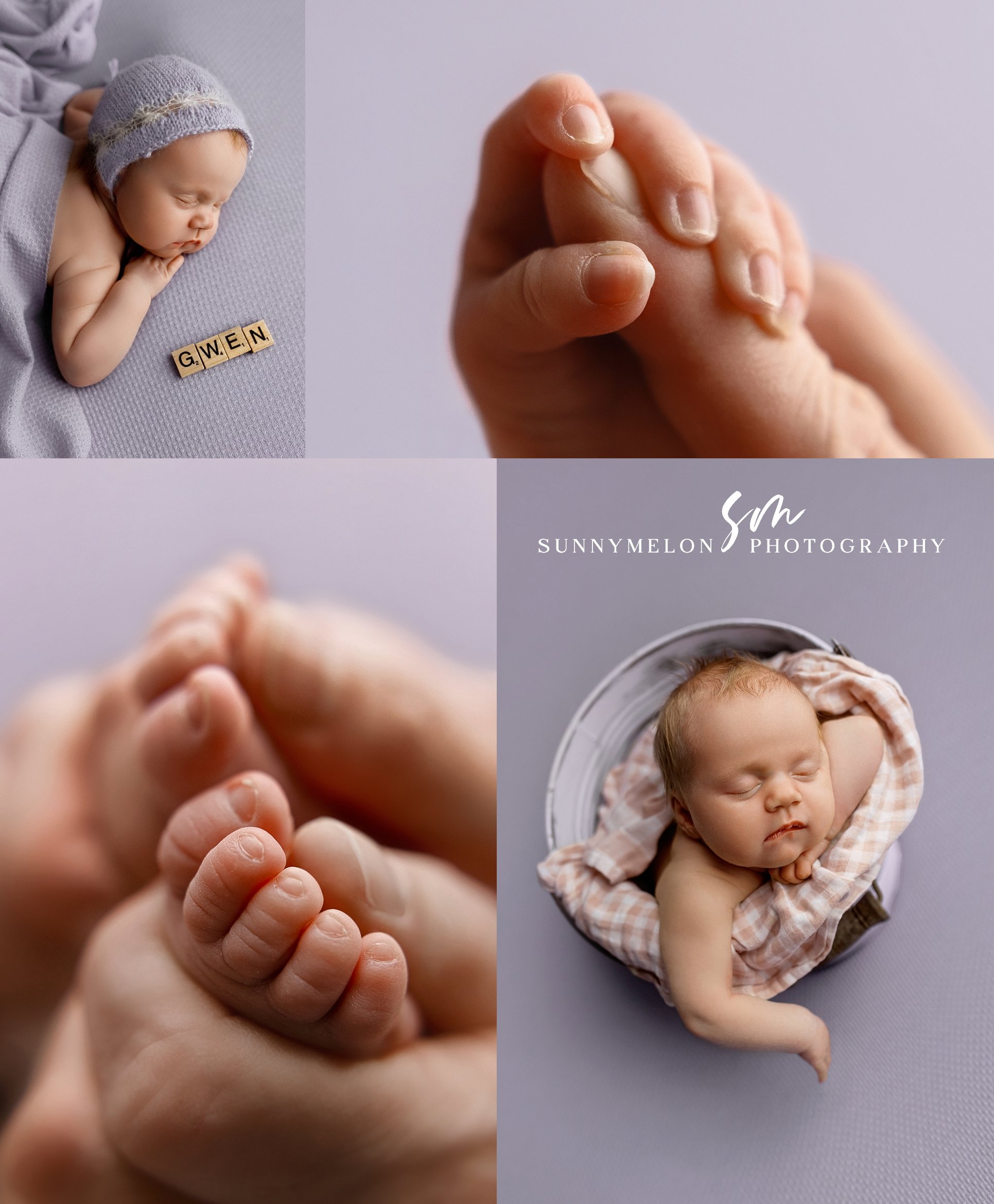 Best newborn photographer Portland Oregon baby posing session
