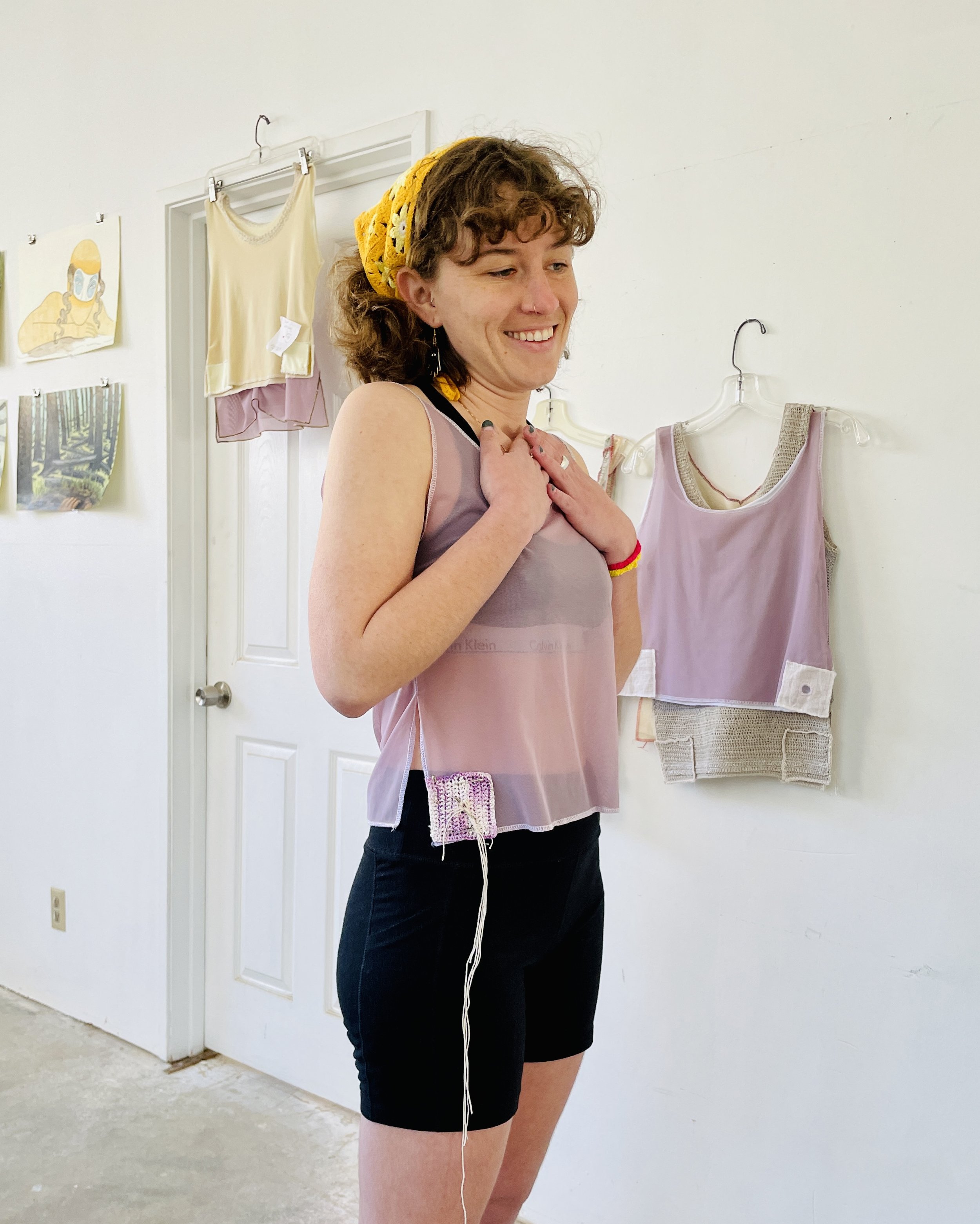 Crop Tzitzit | Lilac — Tzitzit Project