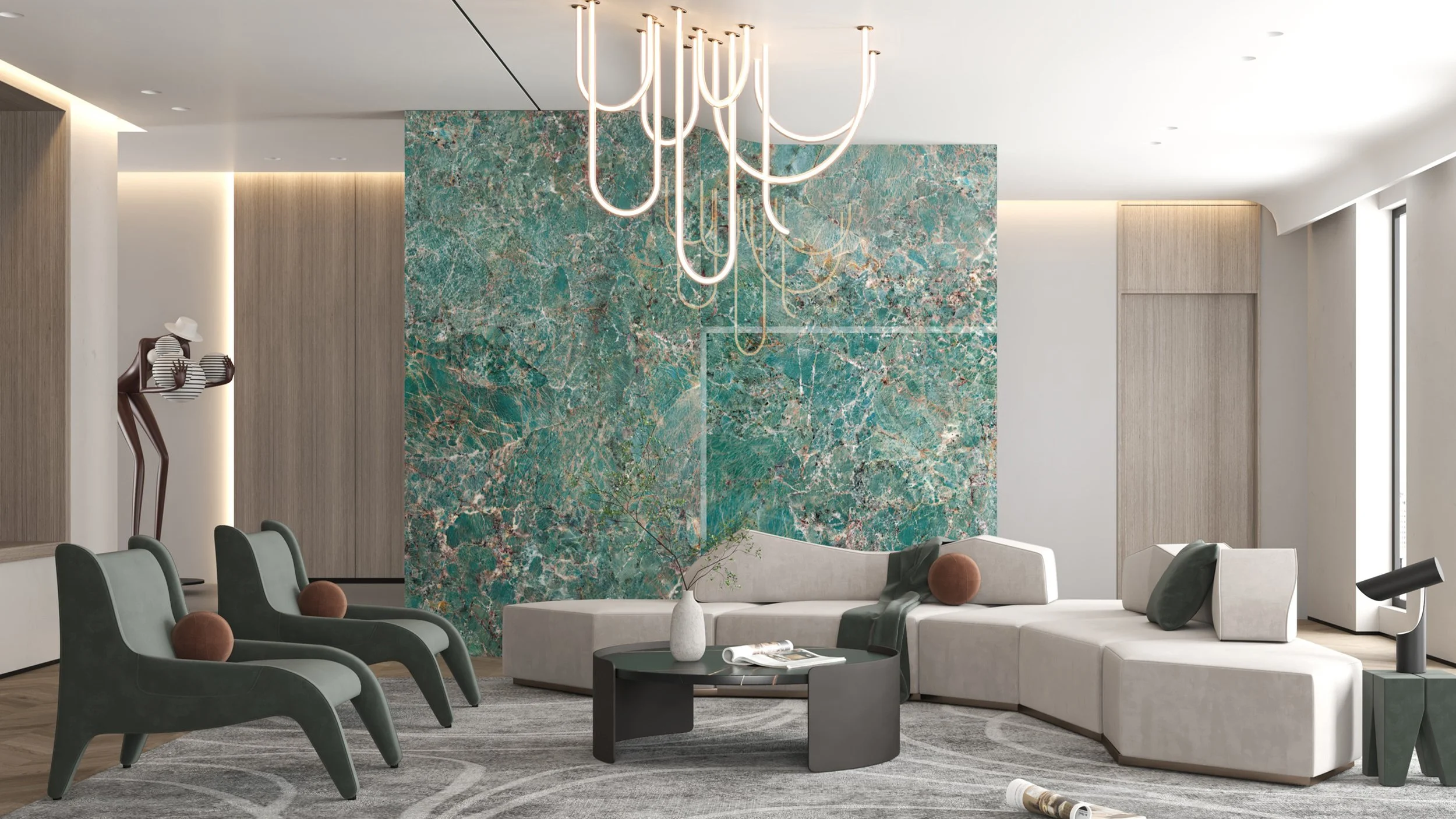 Colombia Emerald 4' x 9' Porcelain Slab | CIERO