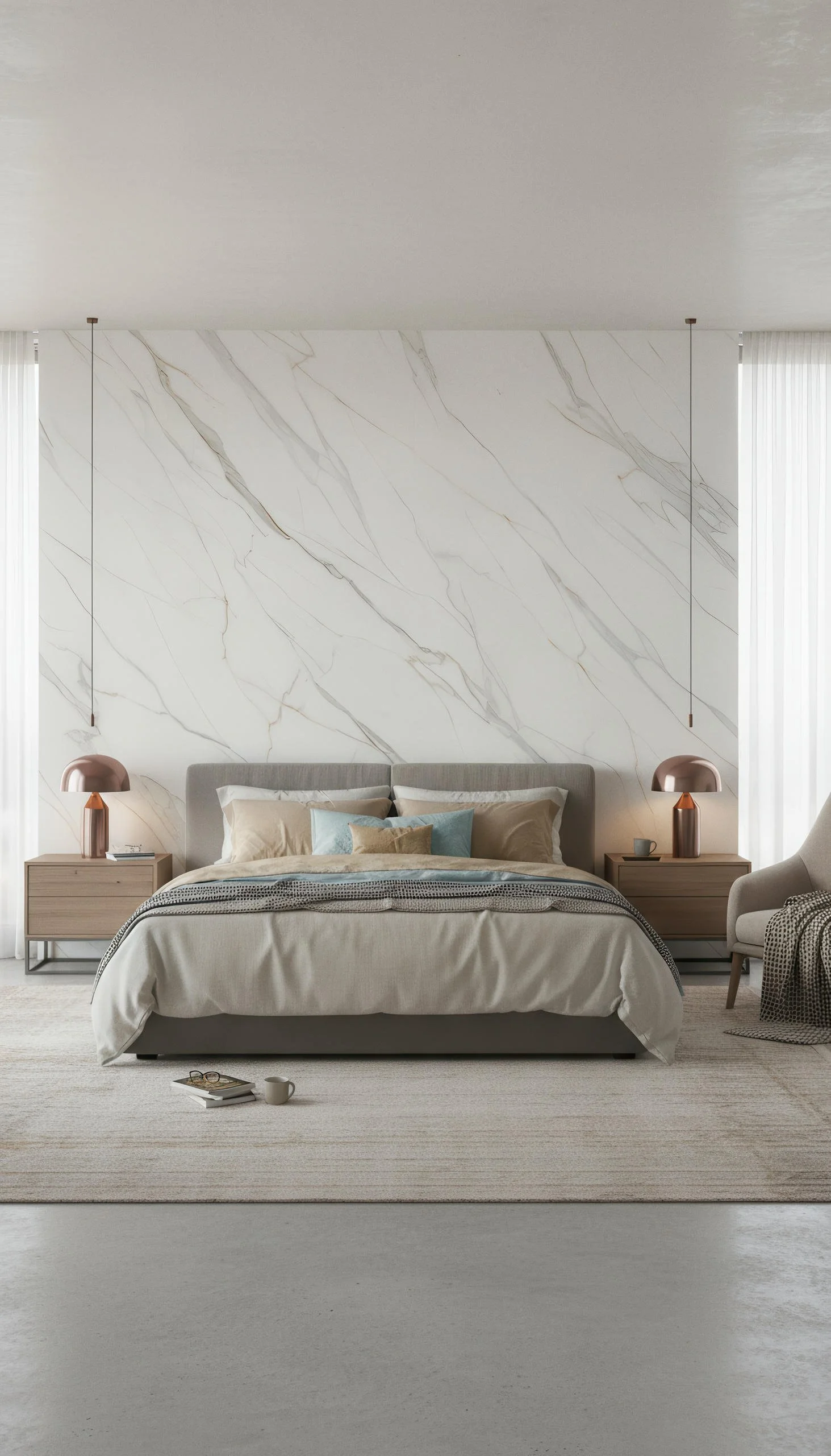 Karami White 4x10 Porcelain Slab | CIERO