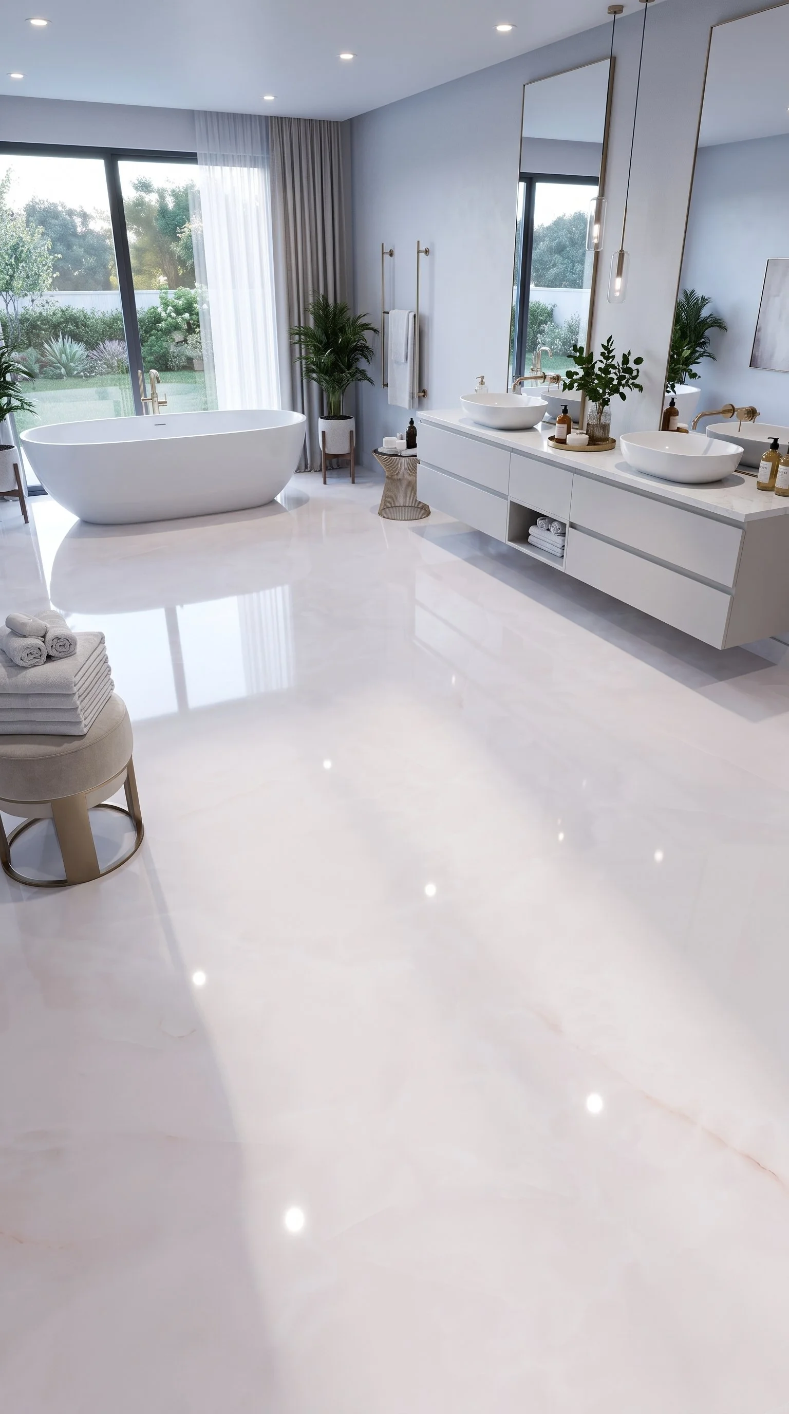 Glacier 5' x 10' Porcelain Slab | CIERO