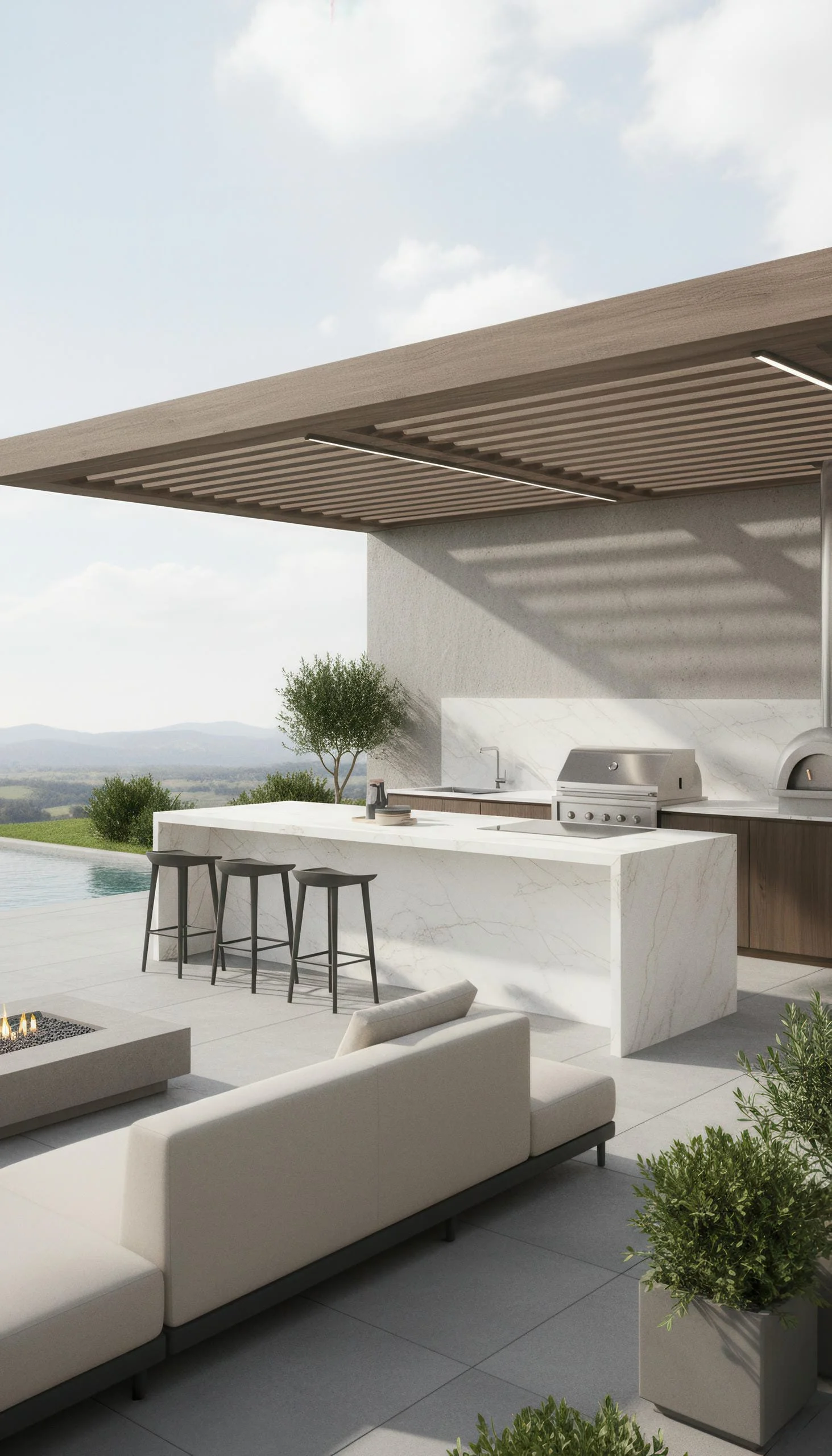 Zeus White 5x10 Porcelain Slab | CIERO