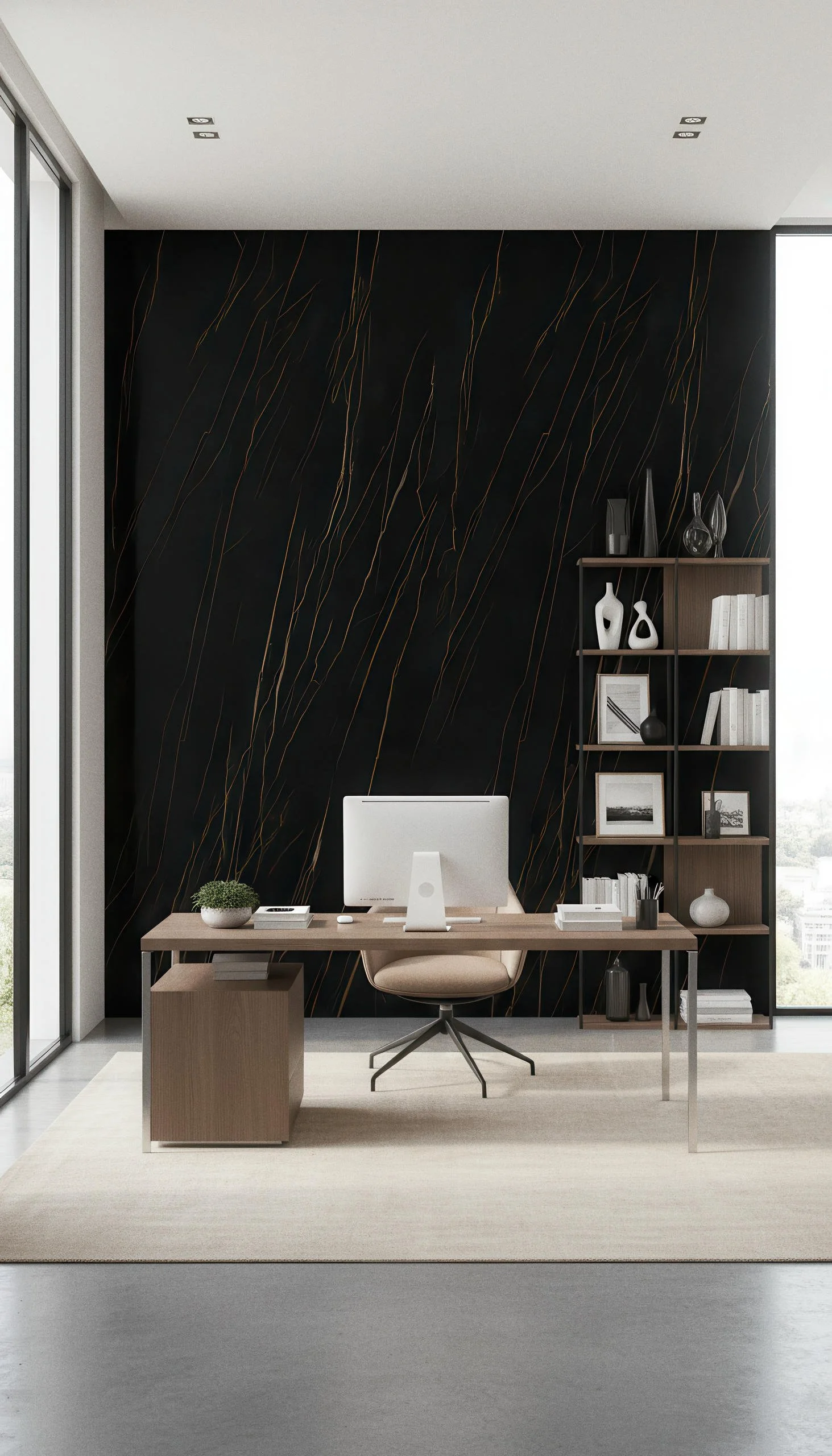 Sahara Noir 5x10 Porcelain Slab | CIERO