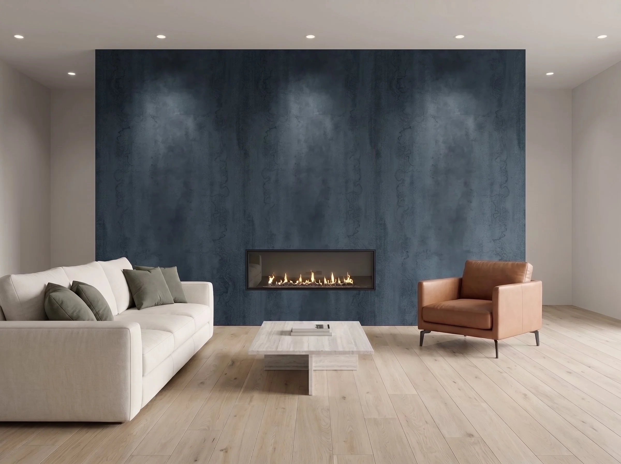 Titanium Blue 5' x 10' Porcelain Slab | CIERO