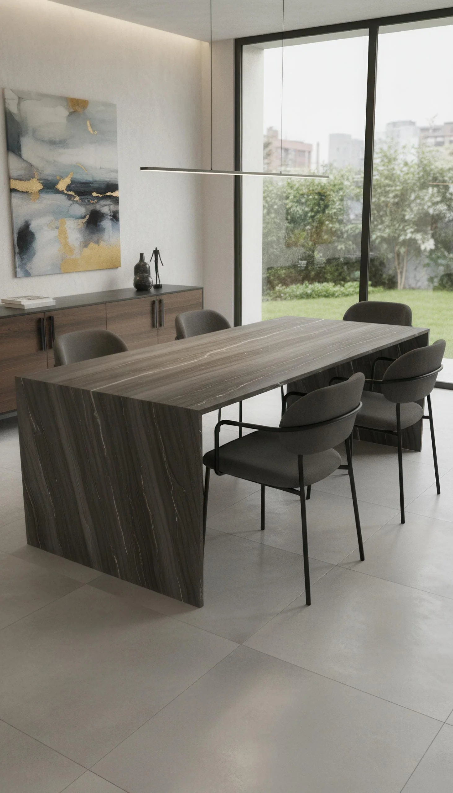 Volcanic Basalt 5x10 Porcelain Slab | CIERO