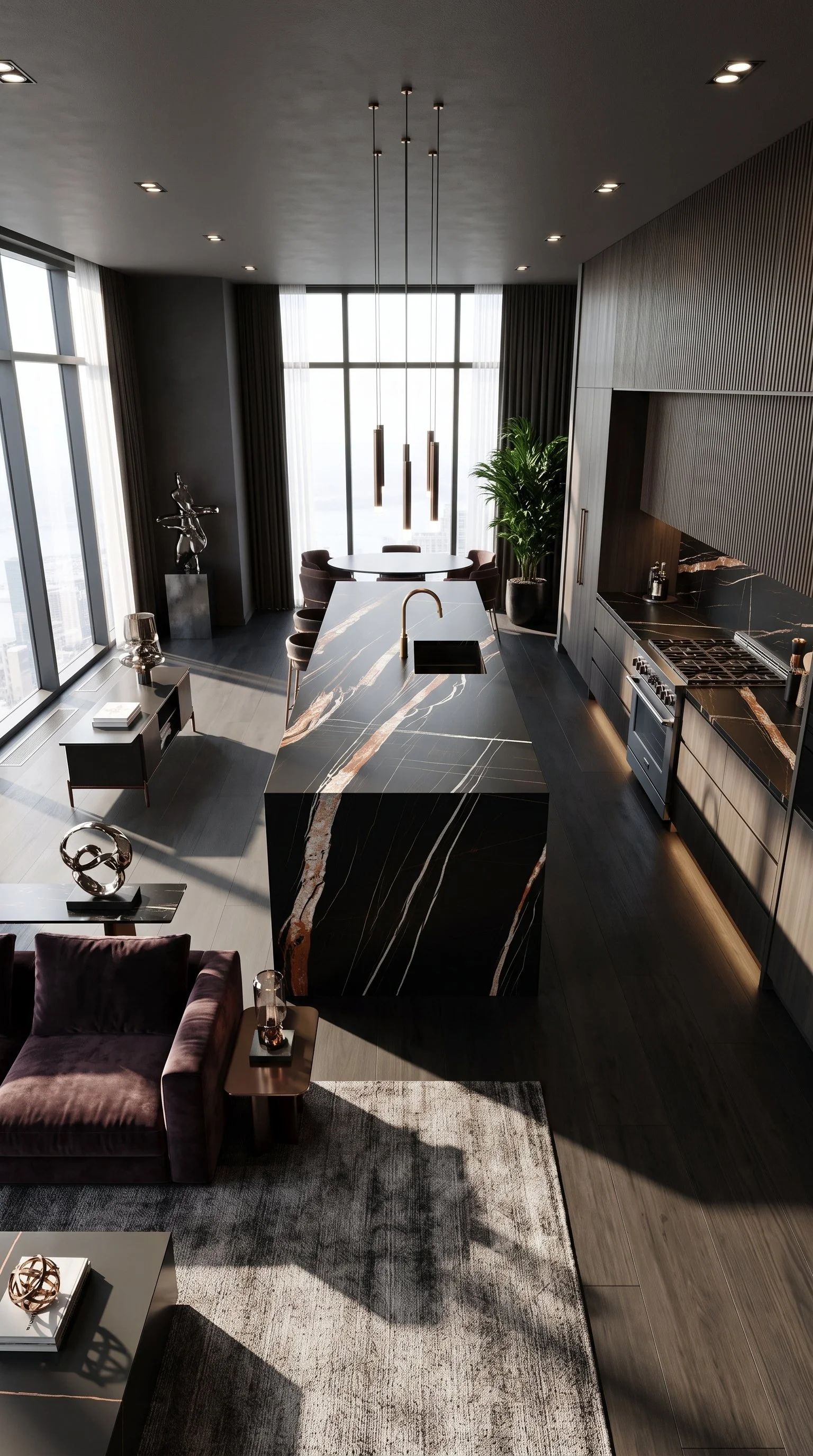 Roman Niello 5' x 10' Porcelain Slab | CIERO