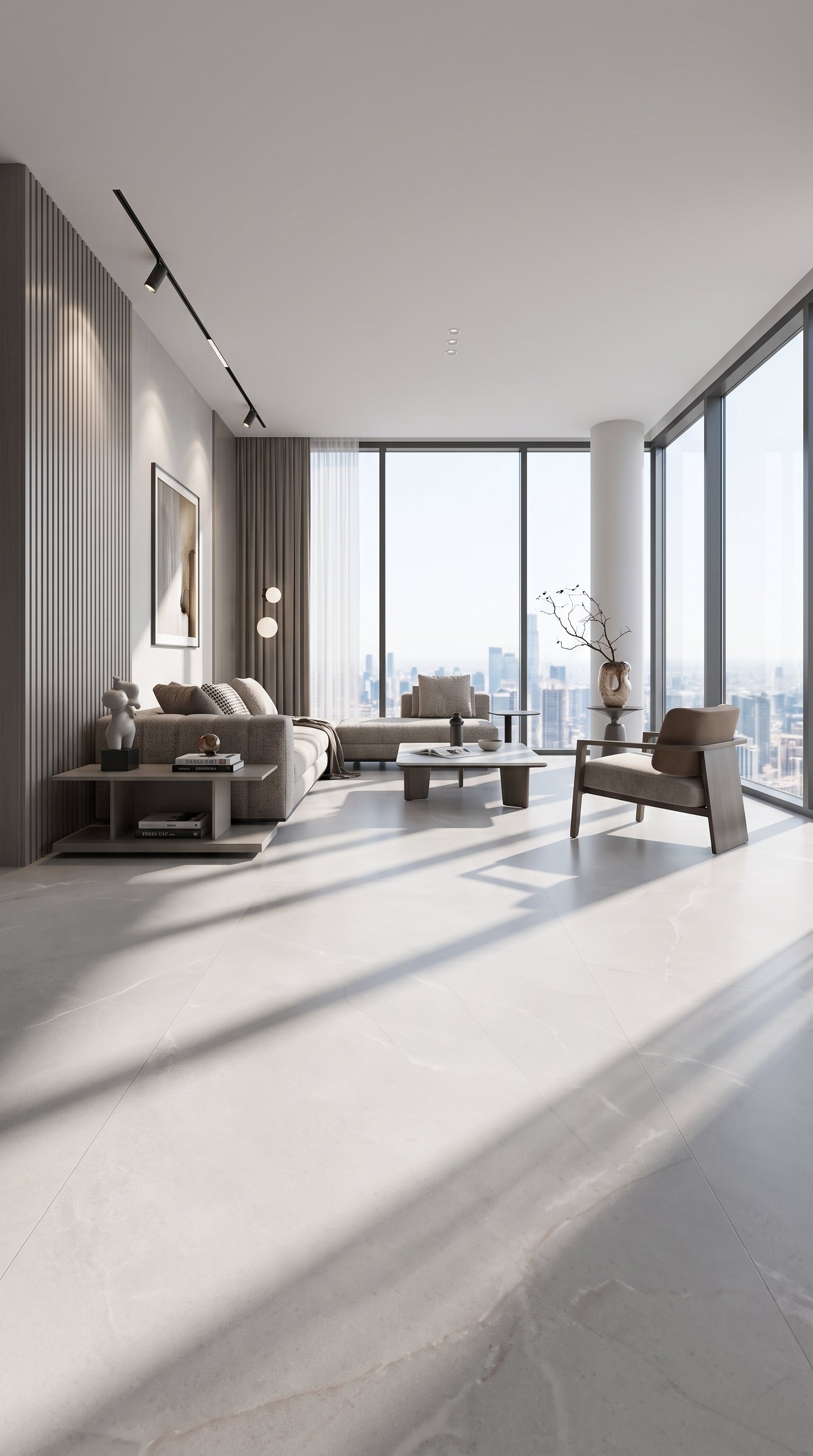 Onyx Limestone 4' x 9' Porcelain Slab | CIERO