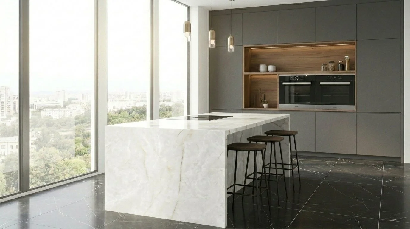 Crystal Jaded 5' x 10' Porcelain Slab | CIERO