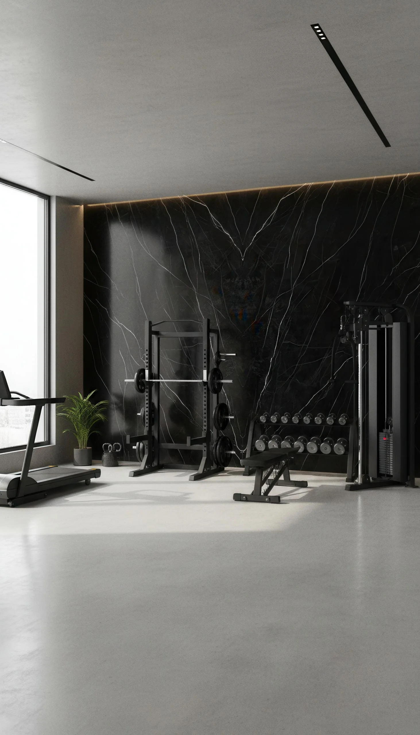 Nero Marquina 5x10 Porcelain Slab | CIERO INC