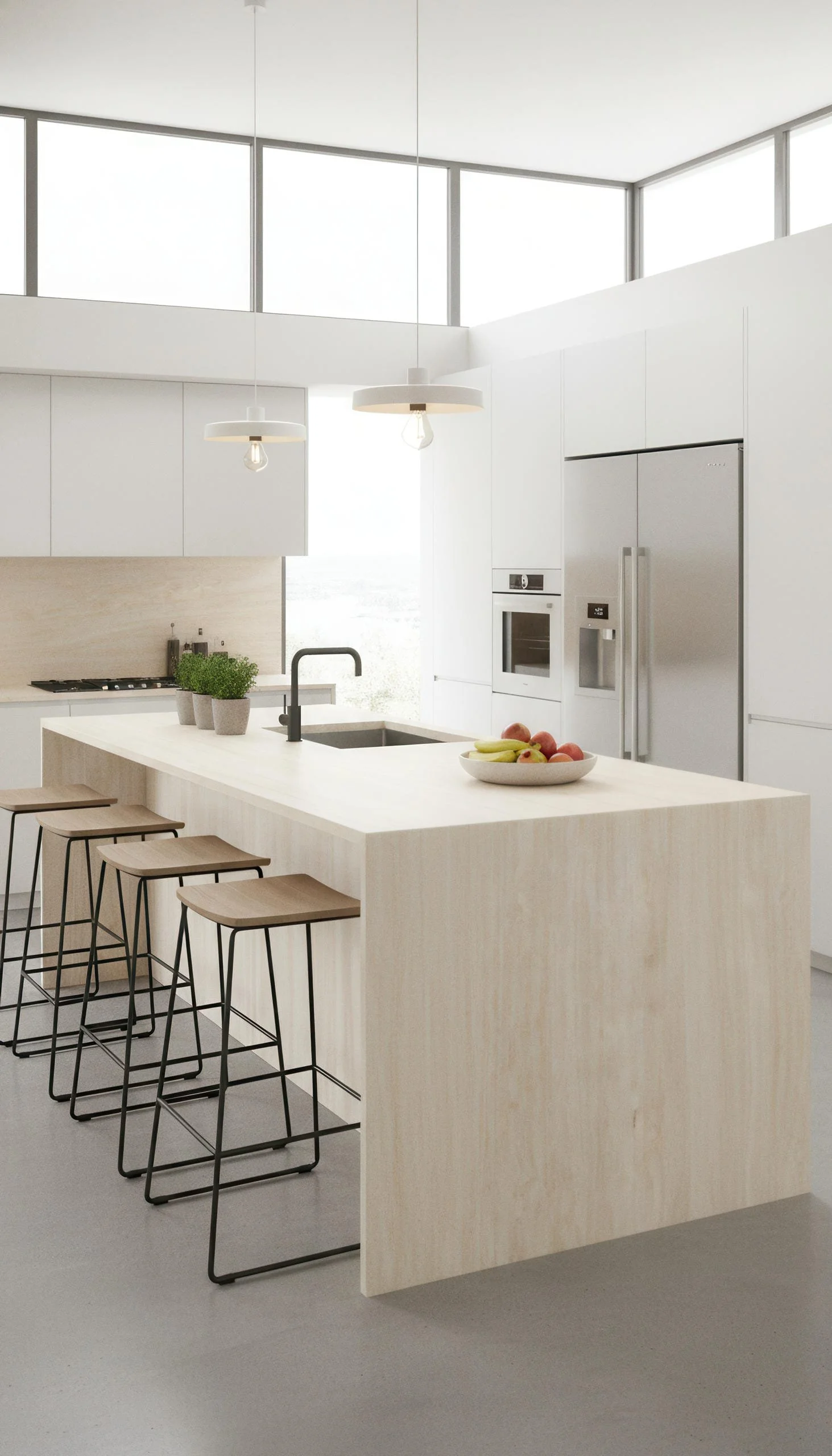 Classic Travertino Porcelain Slab 5x10 | CIERO