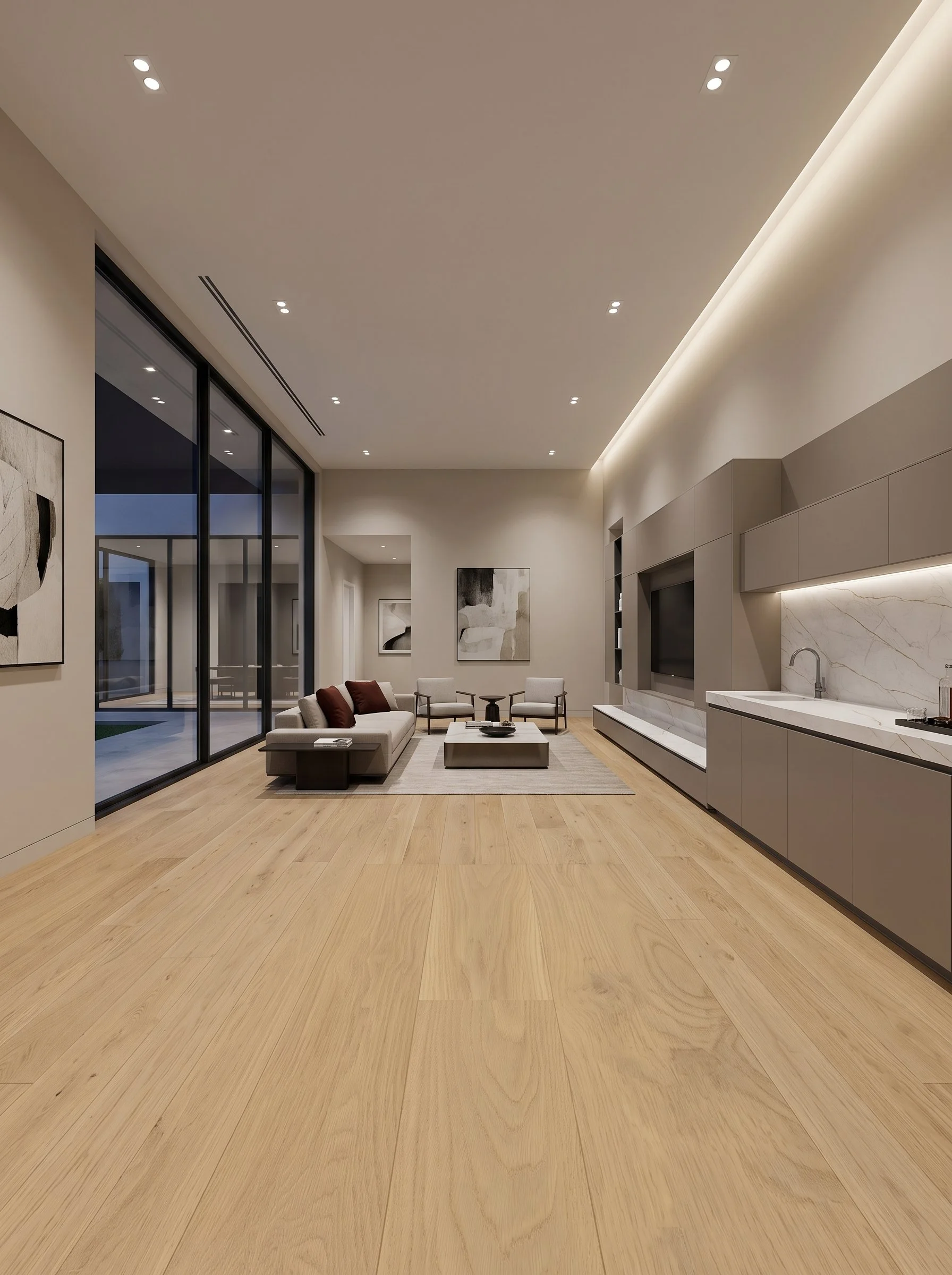 Coconut Cream Engineered Hardwood | CIERO x VIDAR