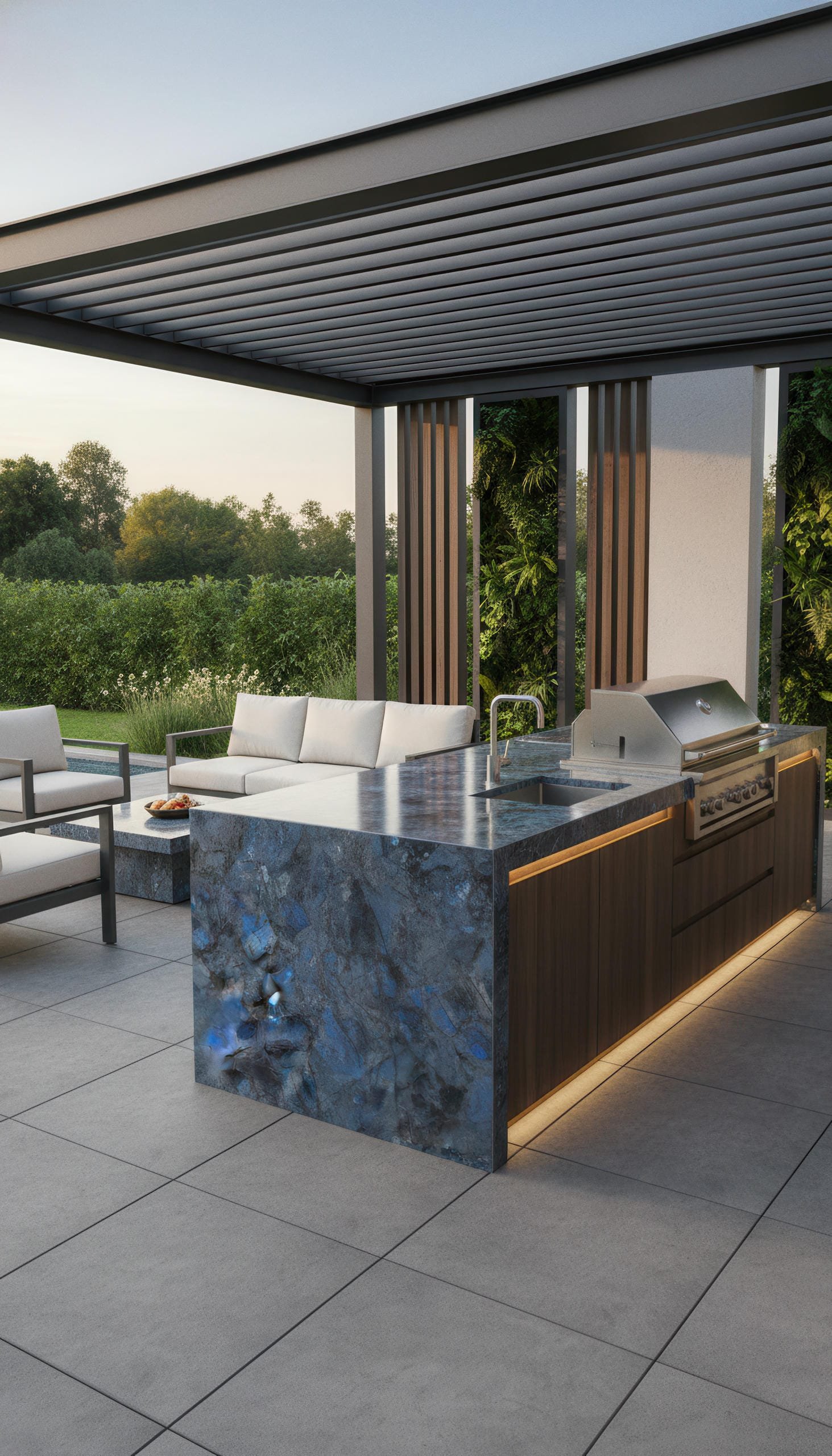 Opal Storm 5x10 Porcelain Slab | CIERO