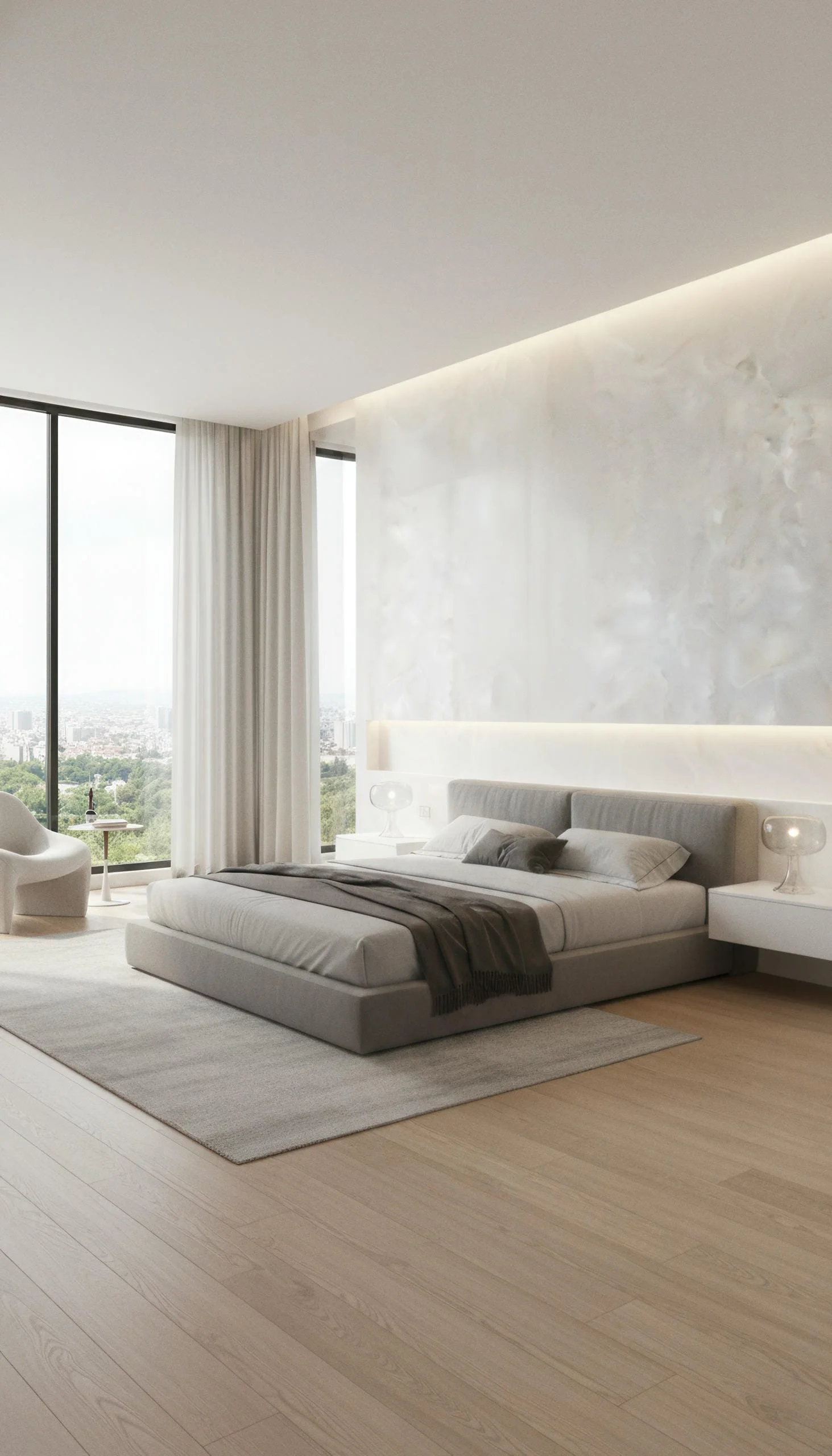 White Onyx 5x10 Porcelain Slab | CIERO