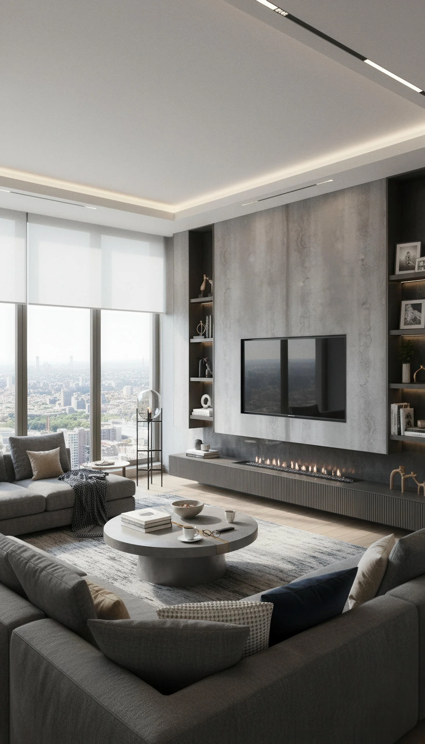 Titanium Silver 5x10 Porcelain Slab | CIERO