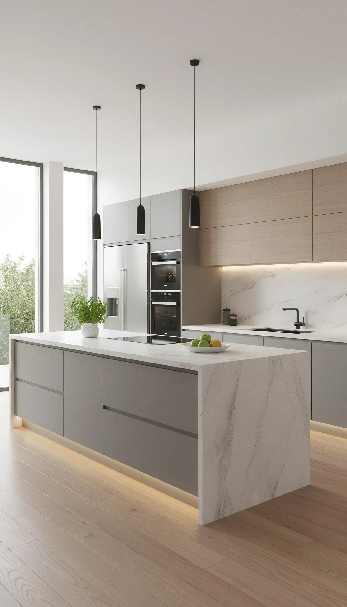 Glacier Crystal 4x9 Porcelain Slab | CIERO