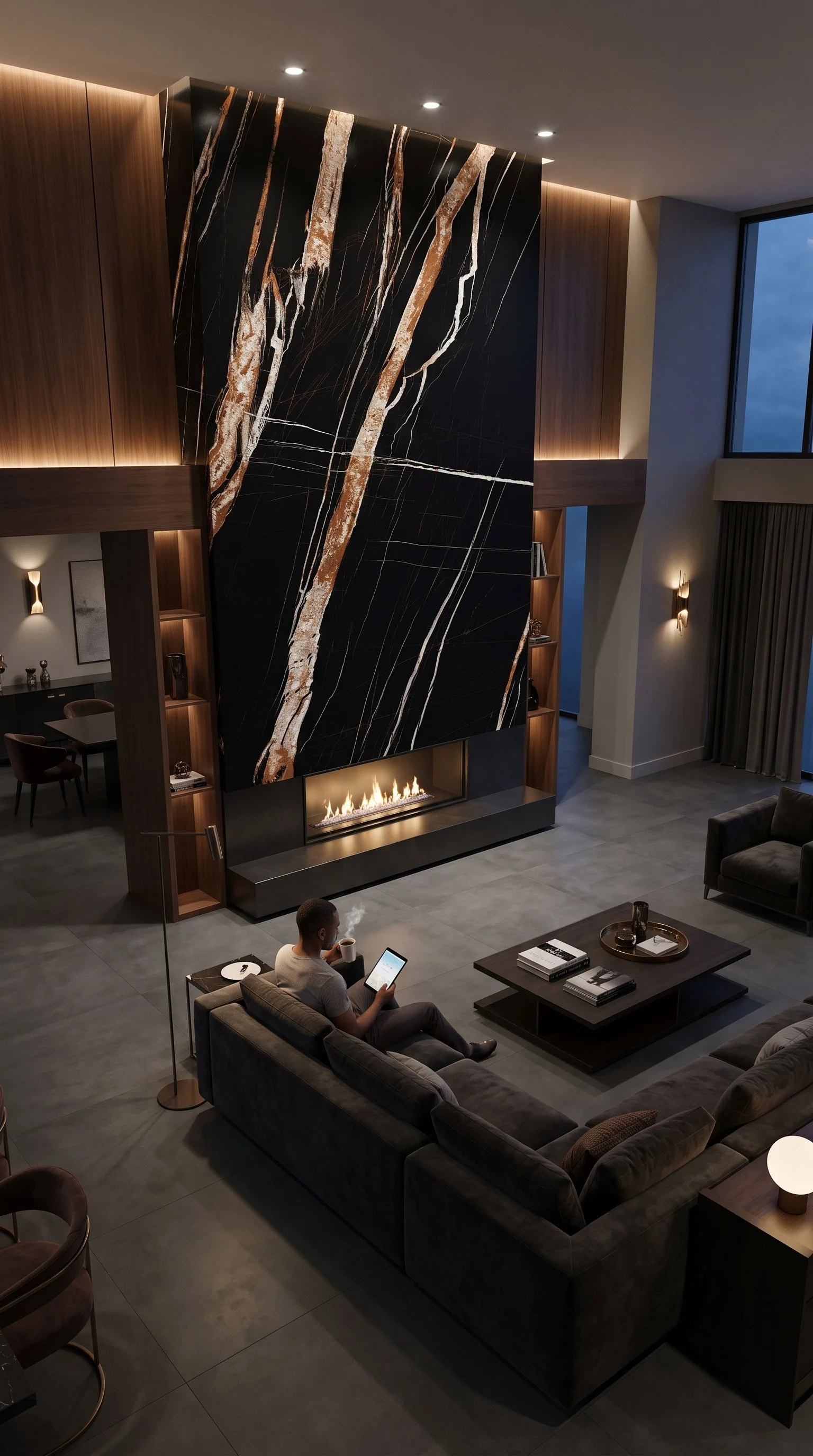 Roman Niello 5' x 10' Porcelain Slab | CIERO