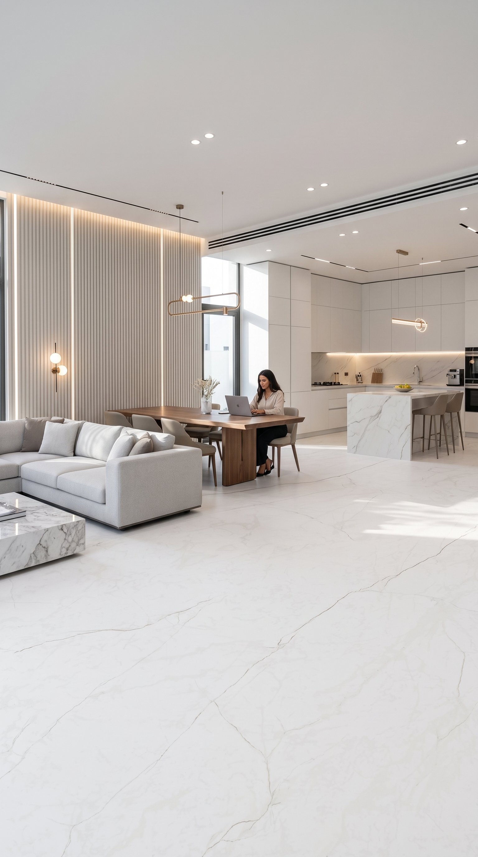 Hurricaine Beige 4' x 8' Porcelain Slab | CIERO