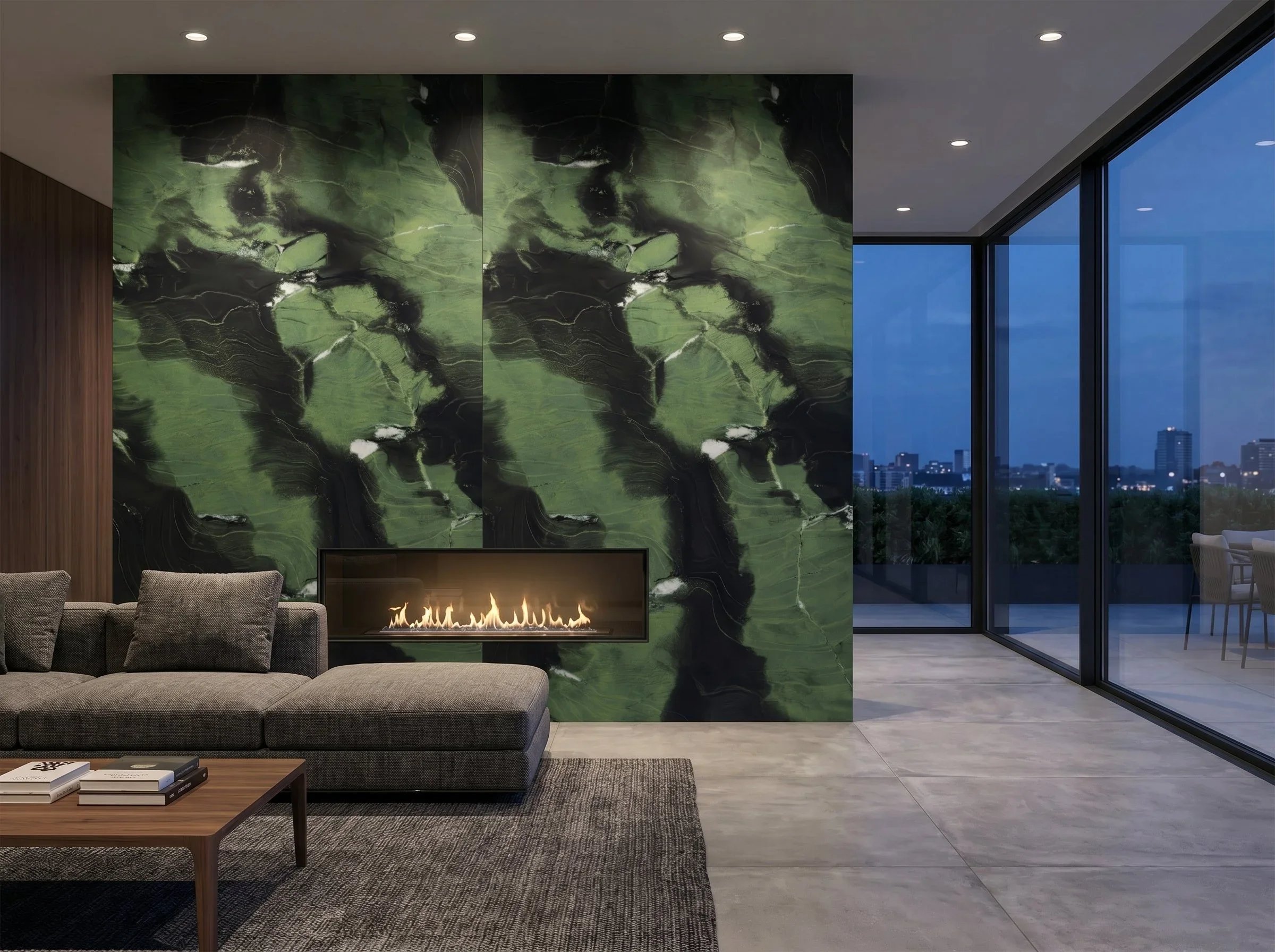 Avocado Green 5' x 10' Porcelain Slab | CIERO