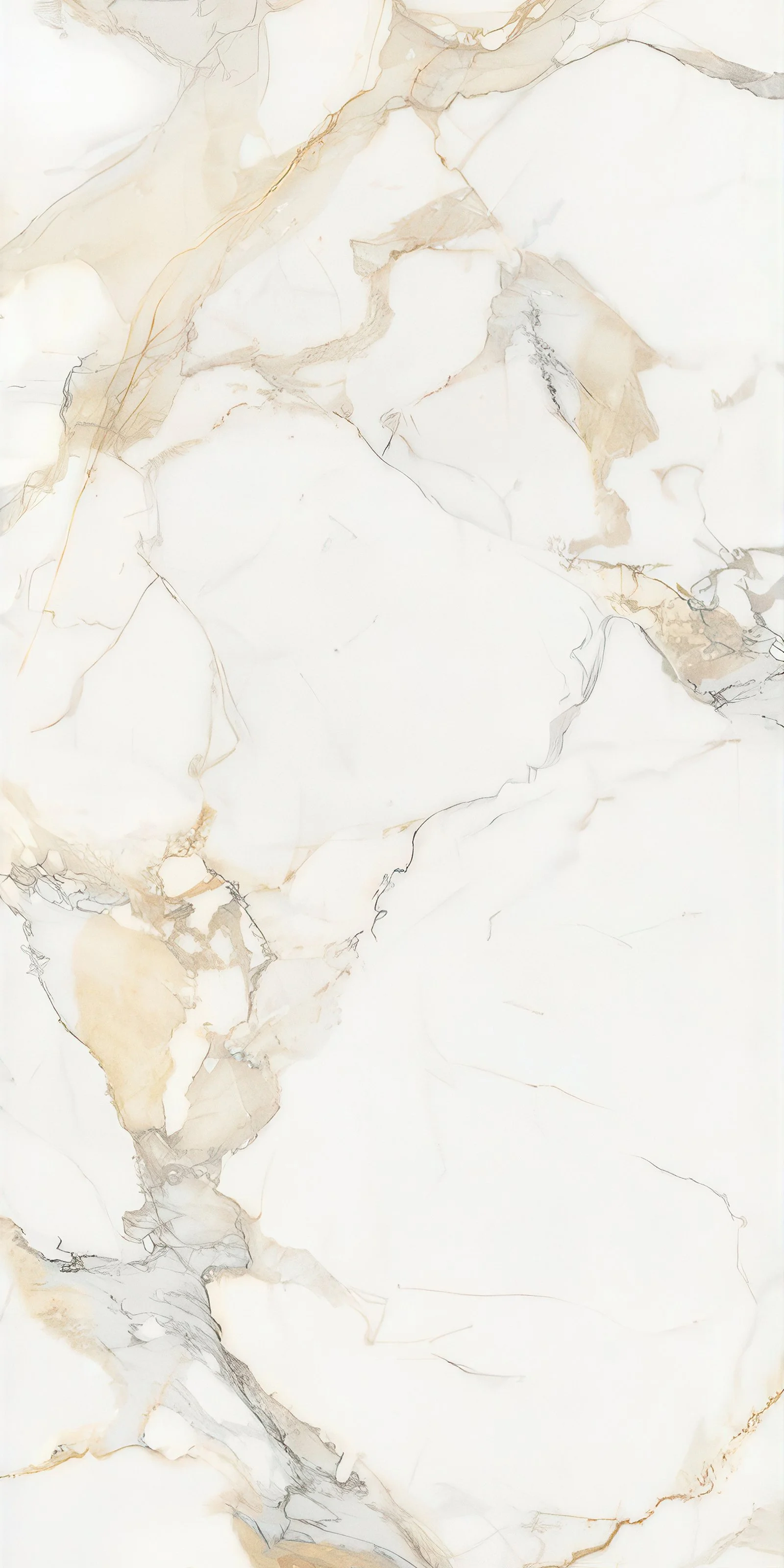 Gold Snow 5' x 10' Porcelain Slab | CIERO