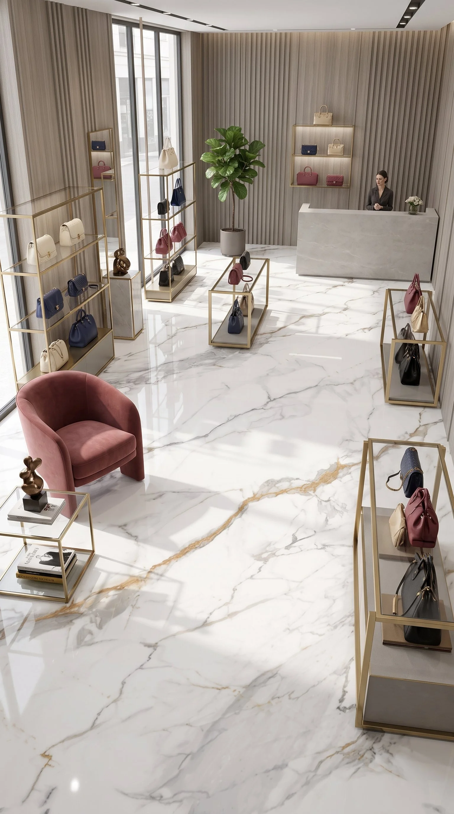 Calacatta Gold V2 5' x 10' Porcelain Slab | CIREO