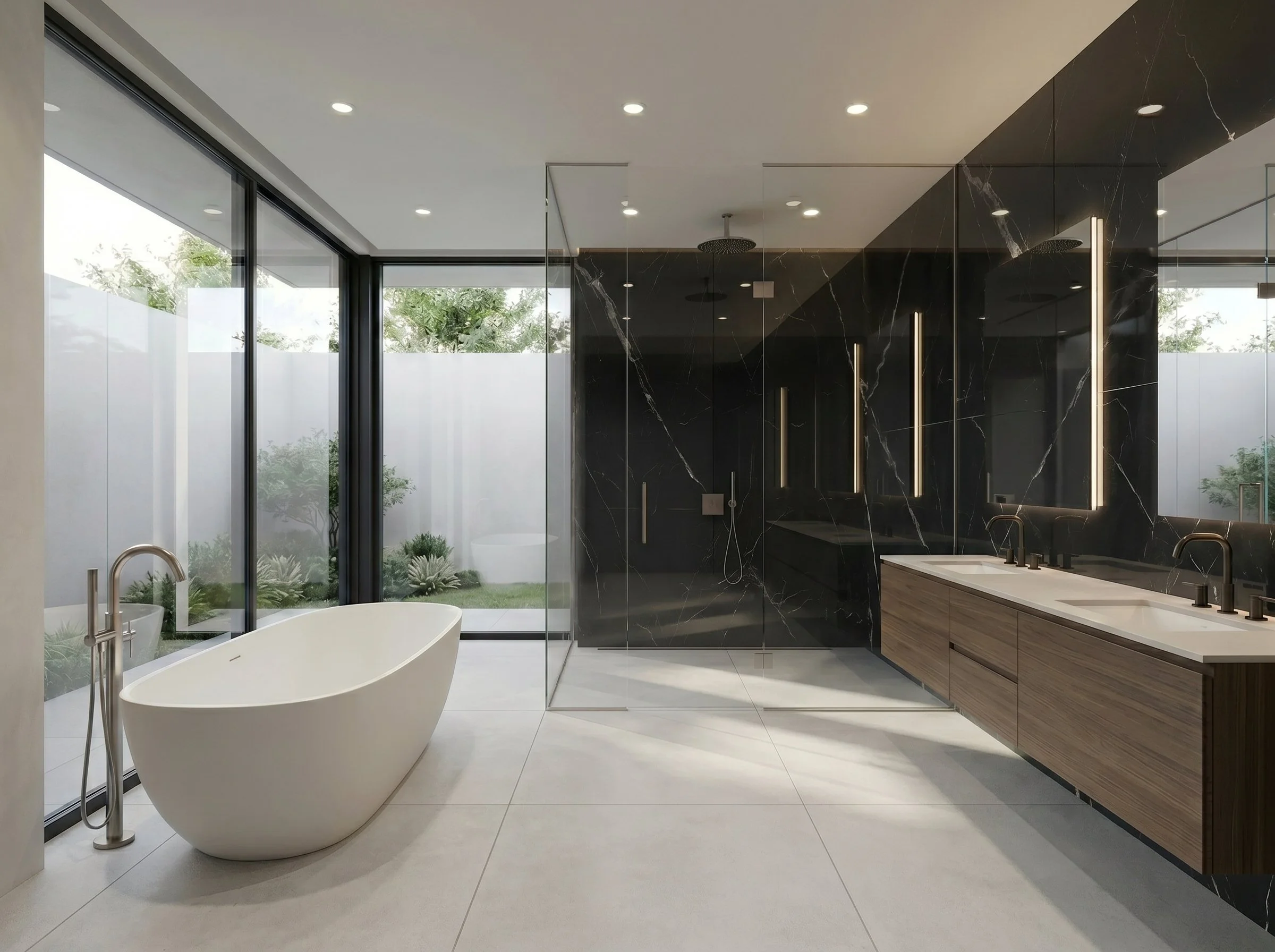 Macedonian Black 4' x 8' Porcelain Slab | CIERO