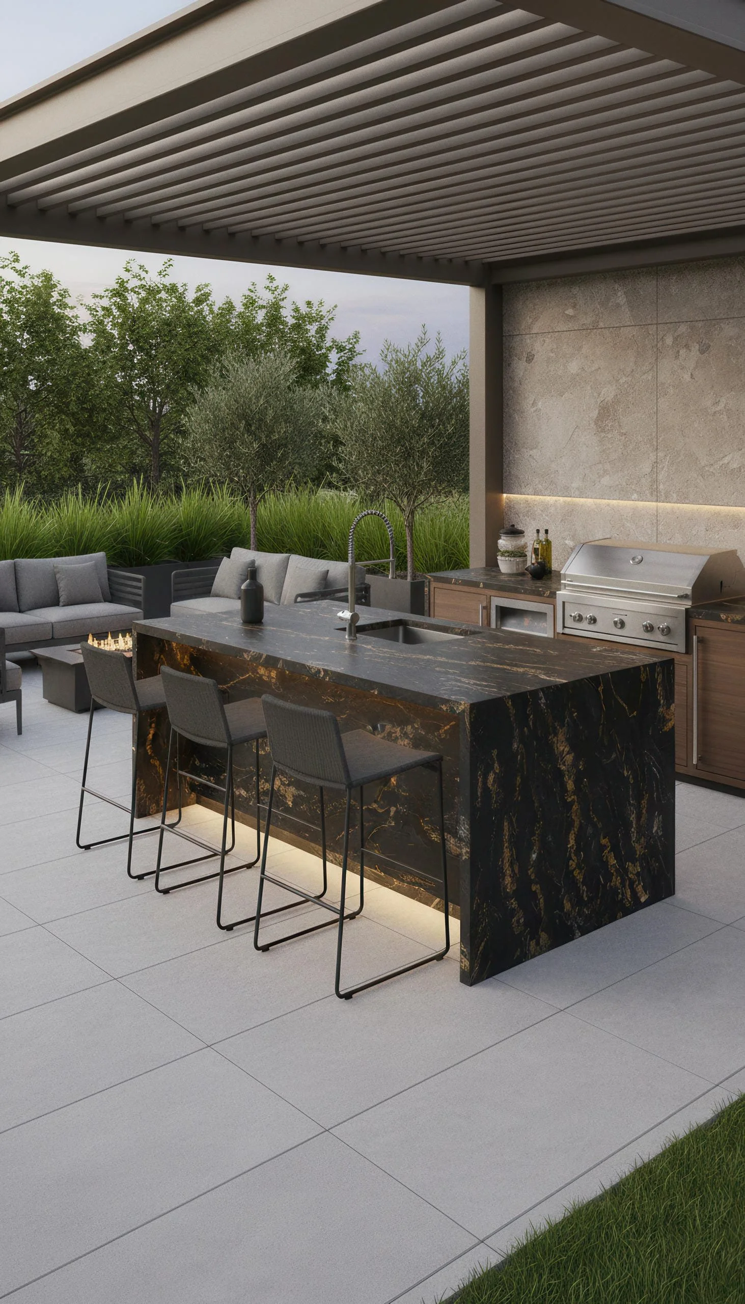 GOLD DAMASGATO 5X10 PORCELAIN SLAB | CIERO