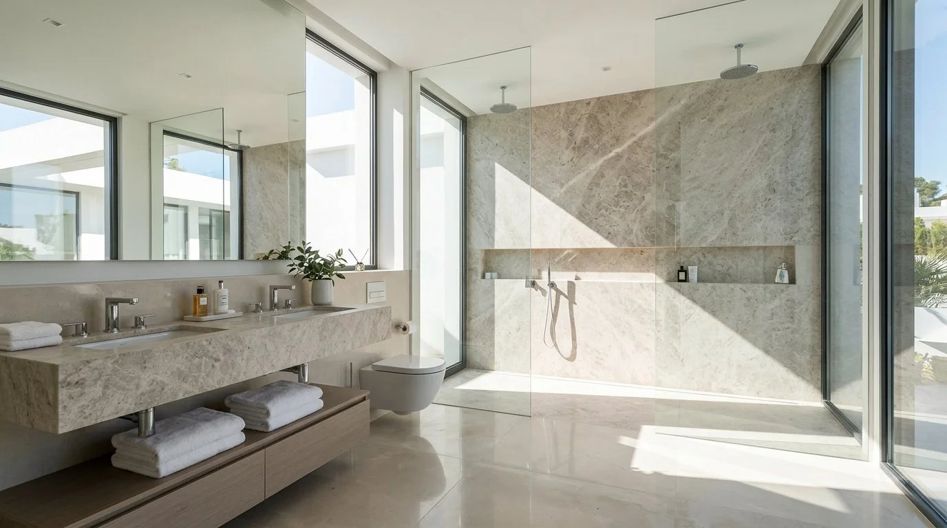 Modern Bathroom With Large Shower Area | CIERO