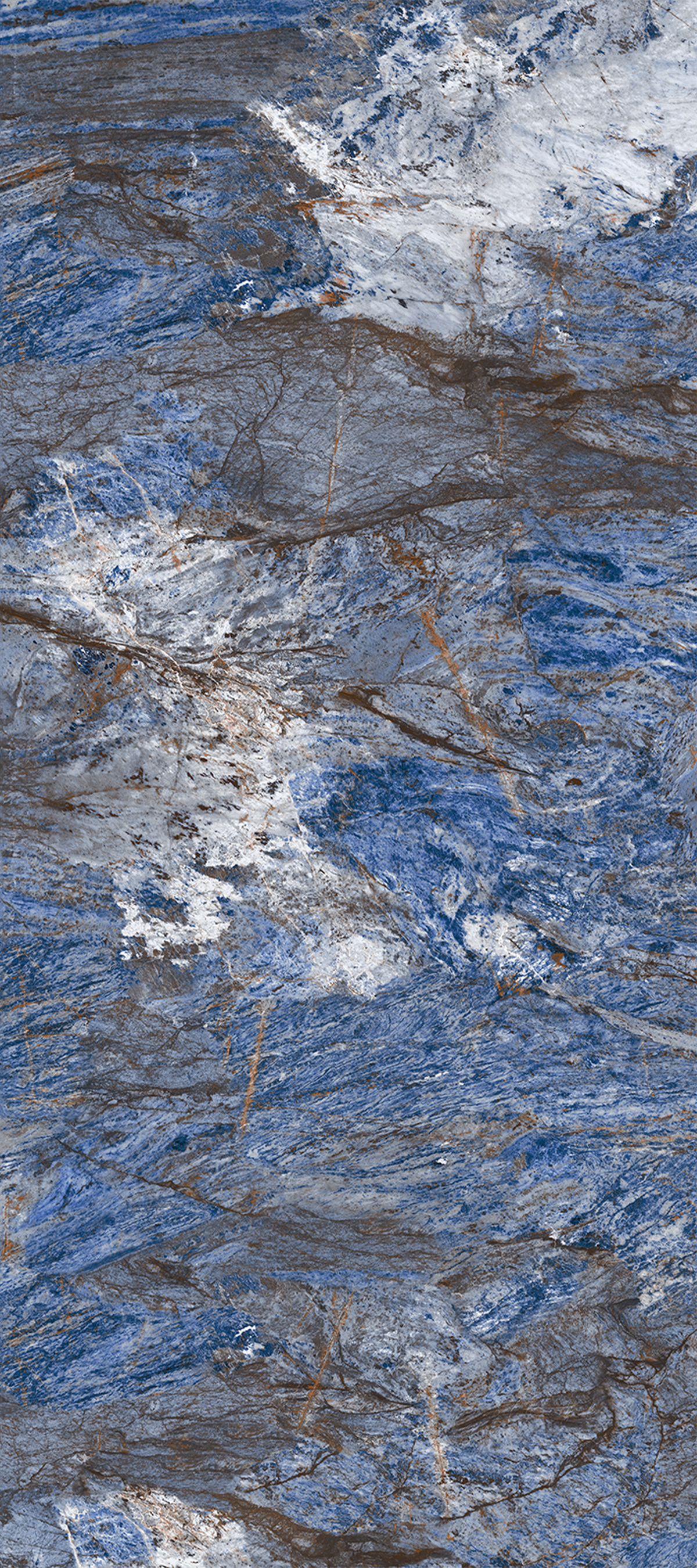 Sodalite 4' x 9' Porcelain Slab | CIERO