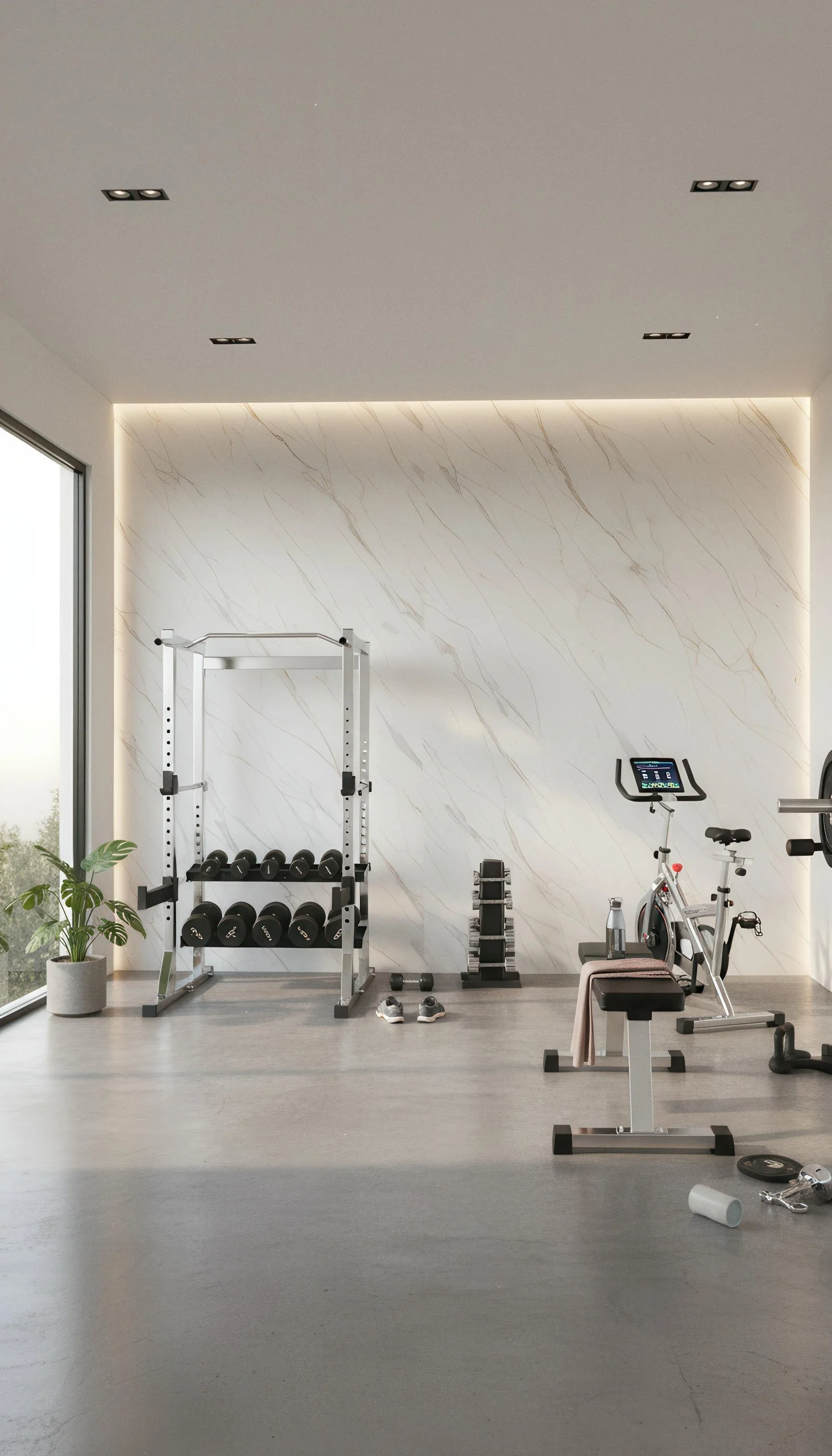 Karami White 4x10 Porcelain Slab | CIERO