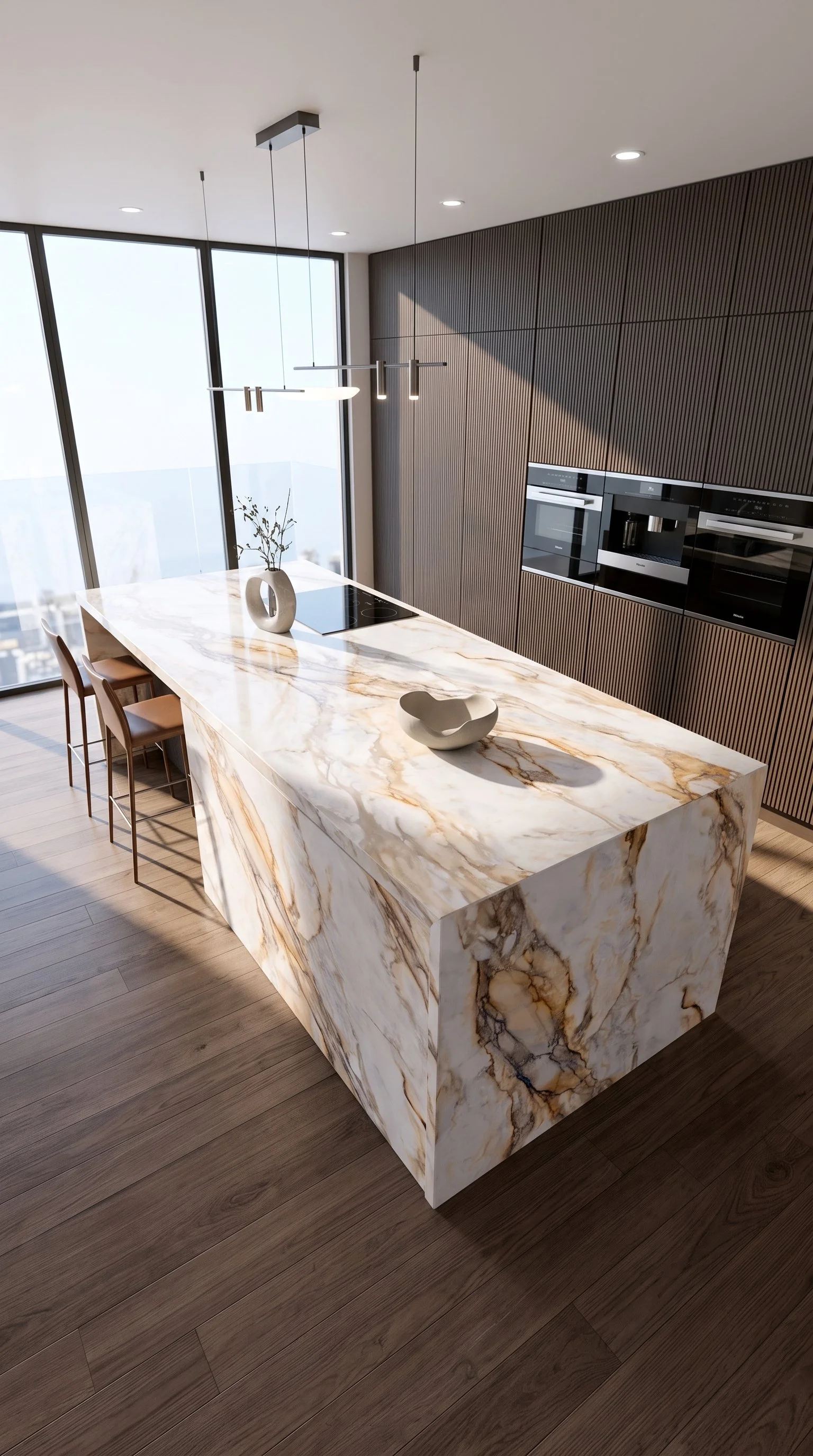 Ardern Gold 5' x 10' Porcelain Slab | CIERO