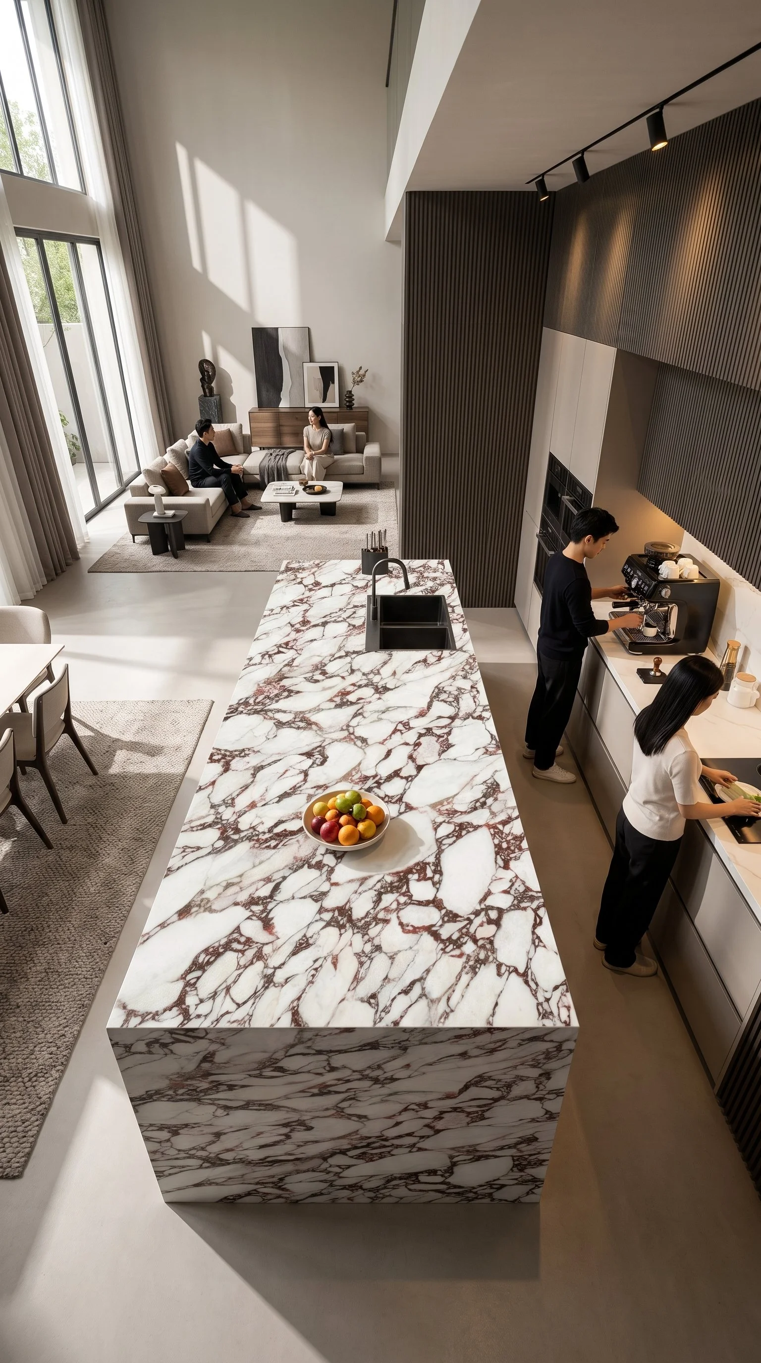 Calacatta Viola 5' x 10' Porcelain Slab | CIERO