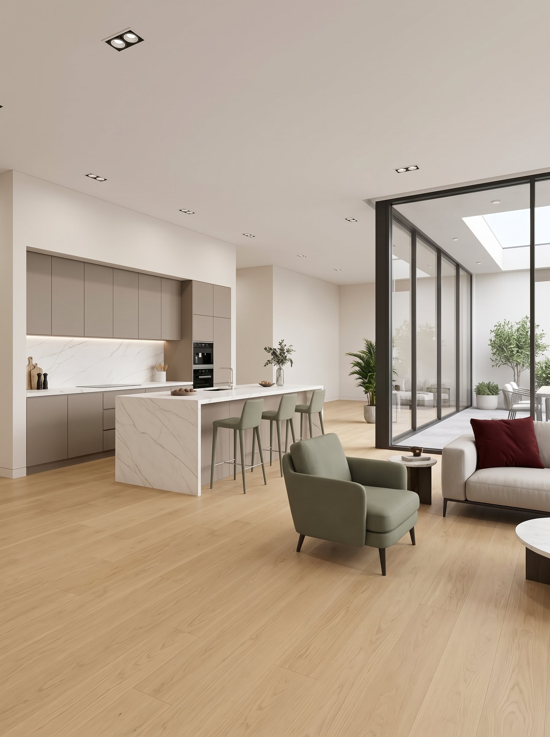Coconut Cream Engineered Hardwood | CIERO x VIDAR