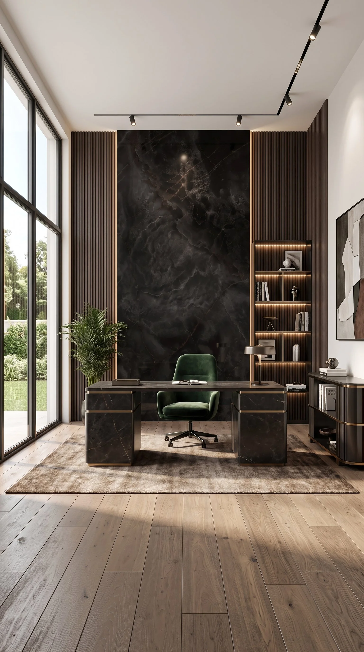 Onyx Noir 4' x 10' Porcelain Slab | CIERO
