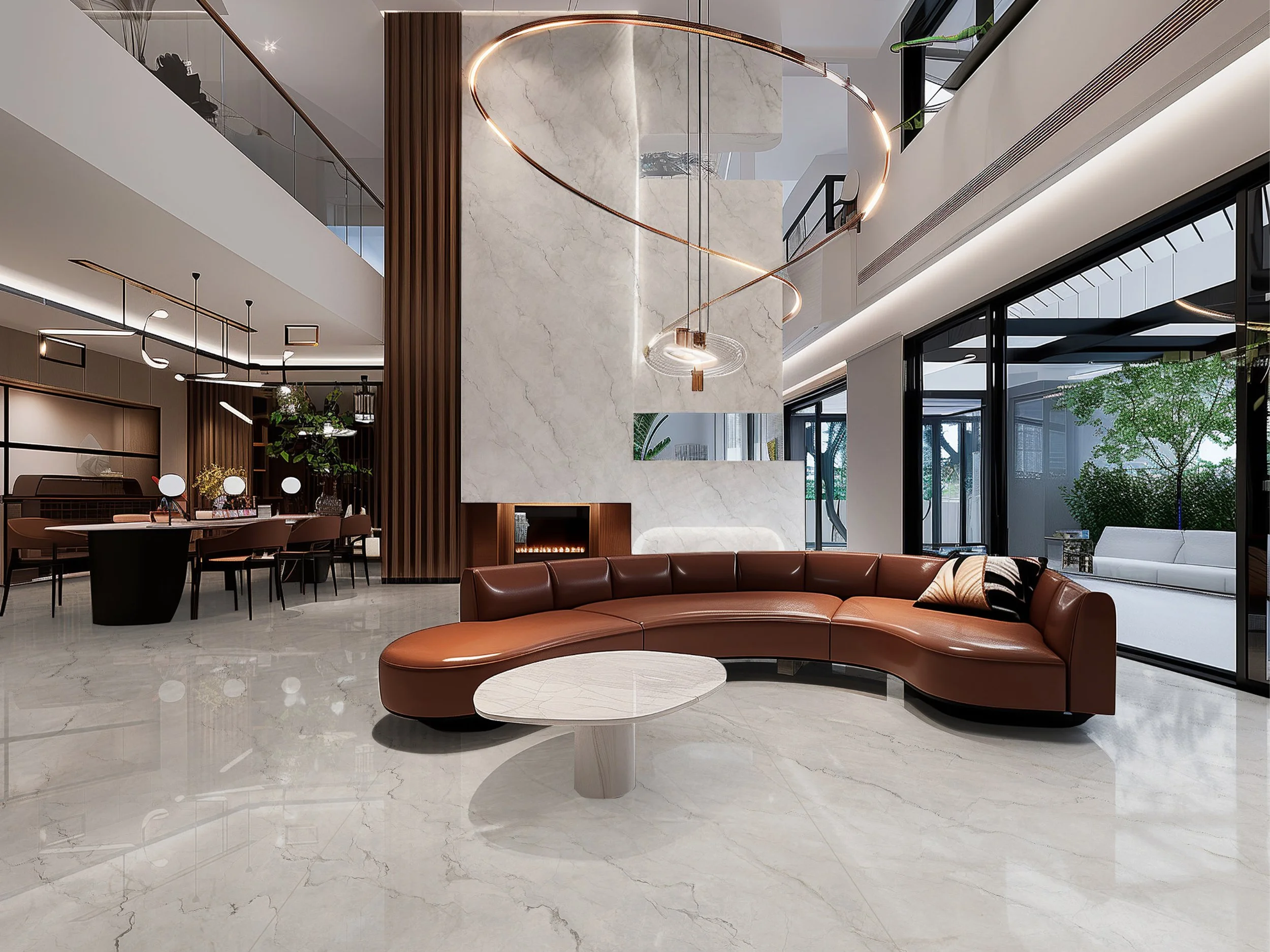 Statuario Dune 4' x 10' Porcelain Slab | CIERO