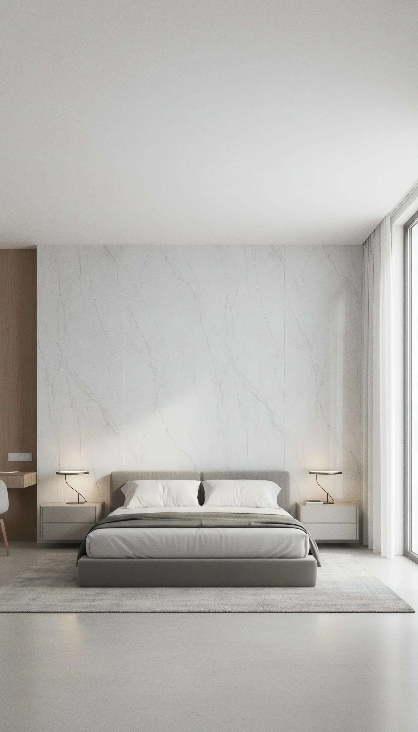 Statuario Ash 4x10 Porcelain Slab | CIERO