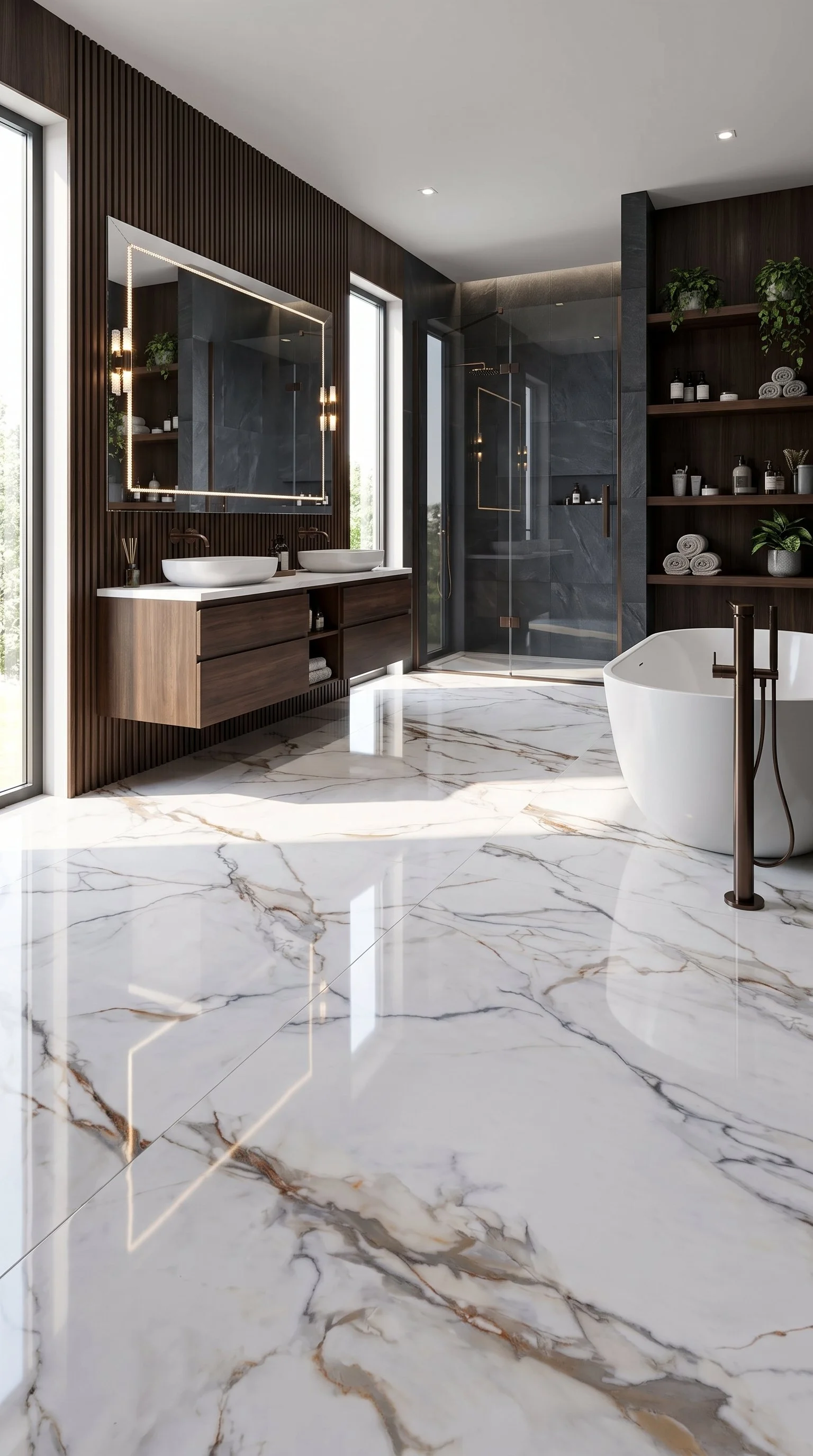 Calacatta Gold 4' x 8' Porcelain Slab | CIERO