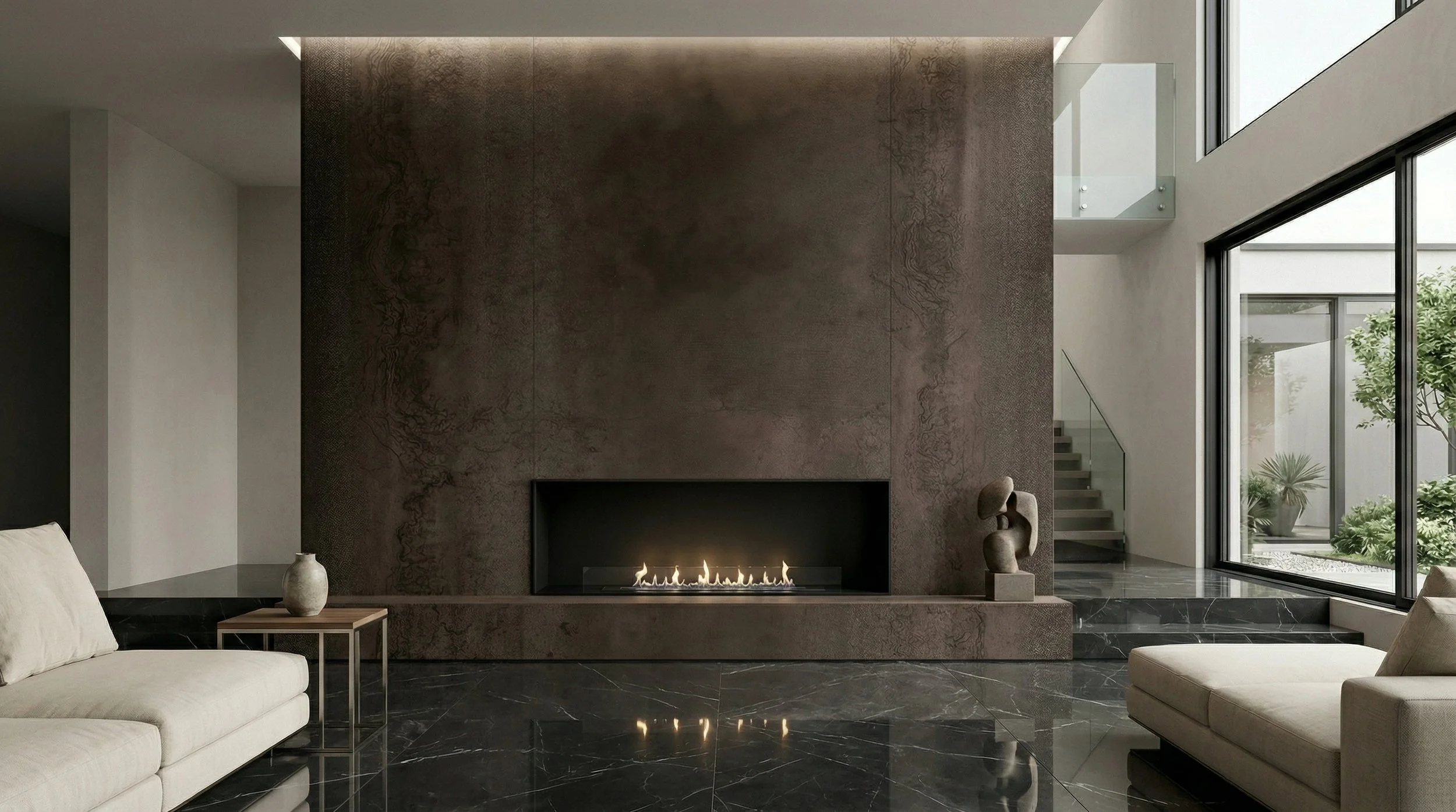 Titanium Brown 5' x 10' Porcelain Slab | CIERO