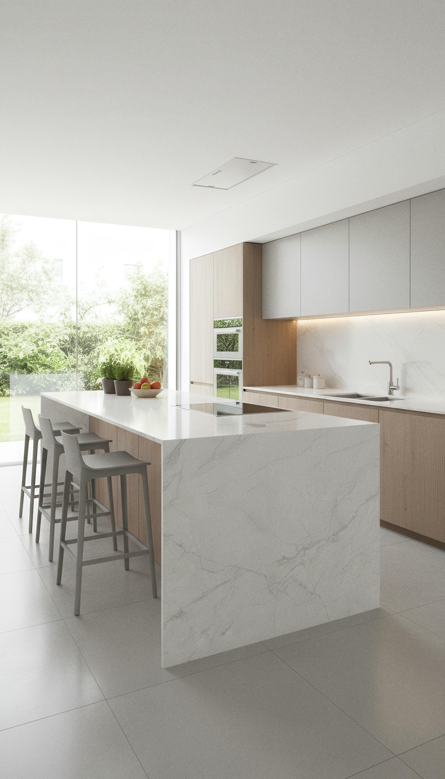 Statuario Ash 4x10 Porcelain Slab | CIERO