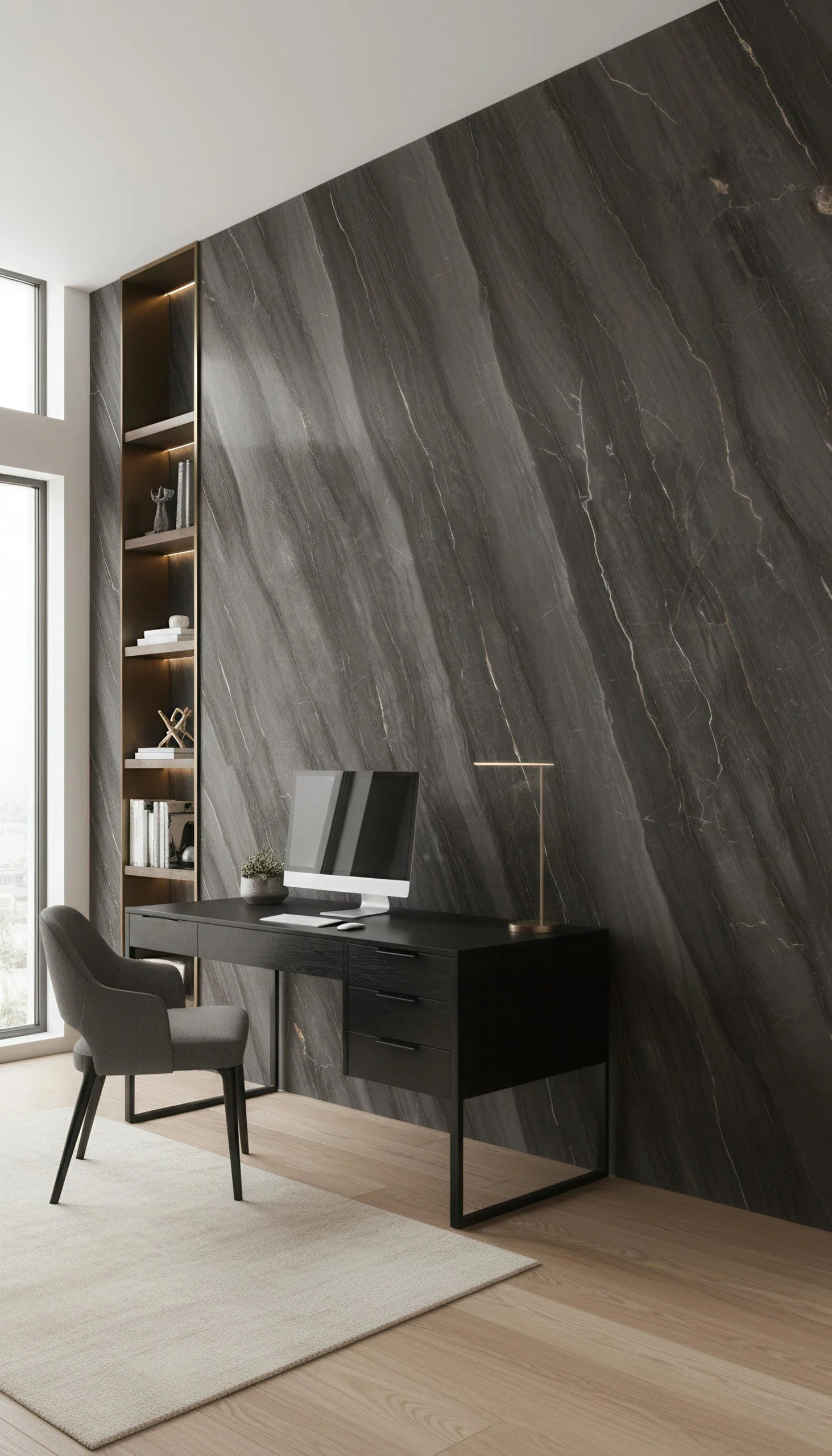Volcanic Basalt 5x10 Porcelain Slab | CIERO