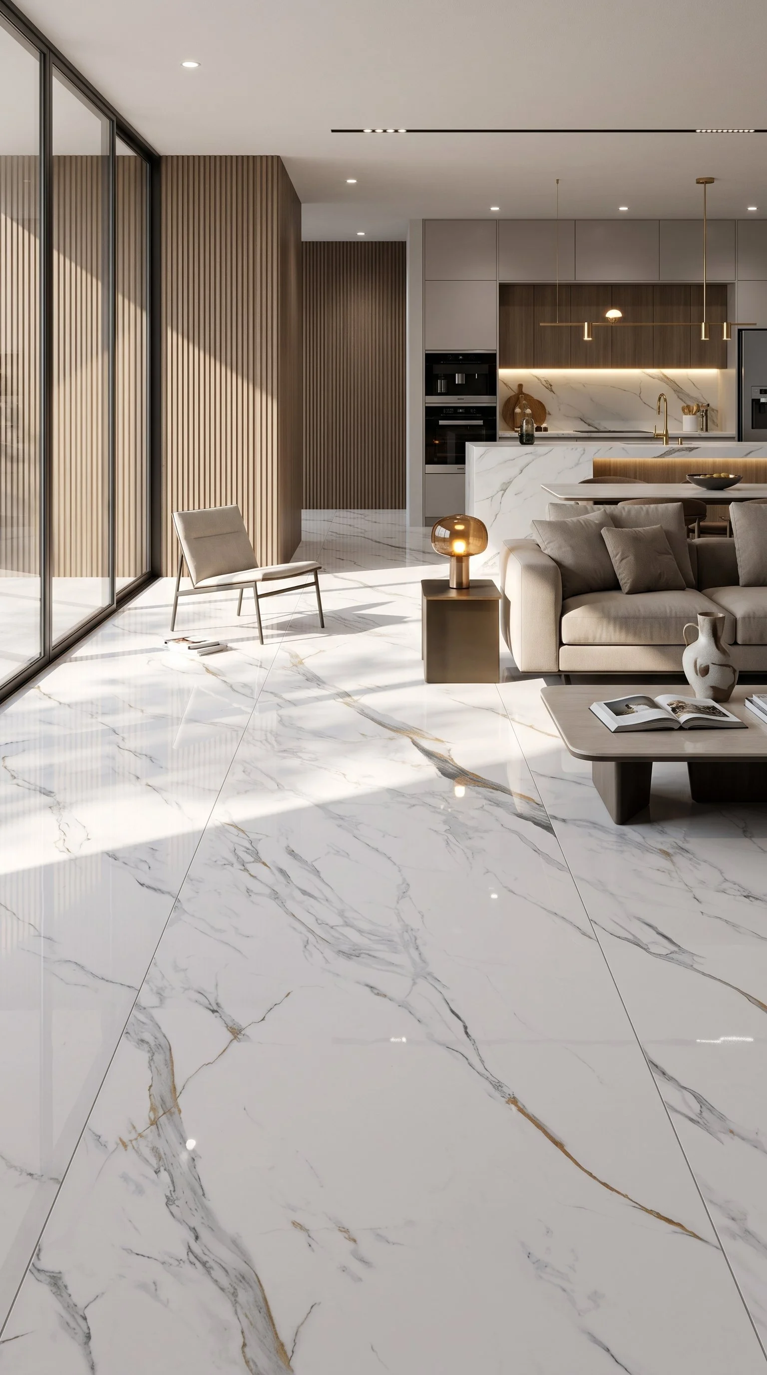 Sculpture White 4' x 10' Porcelain Slab | CIERO