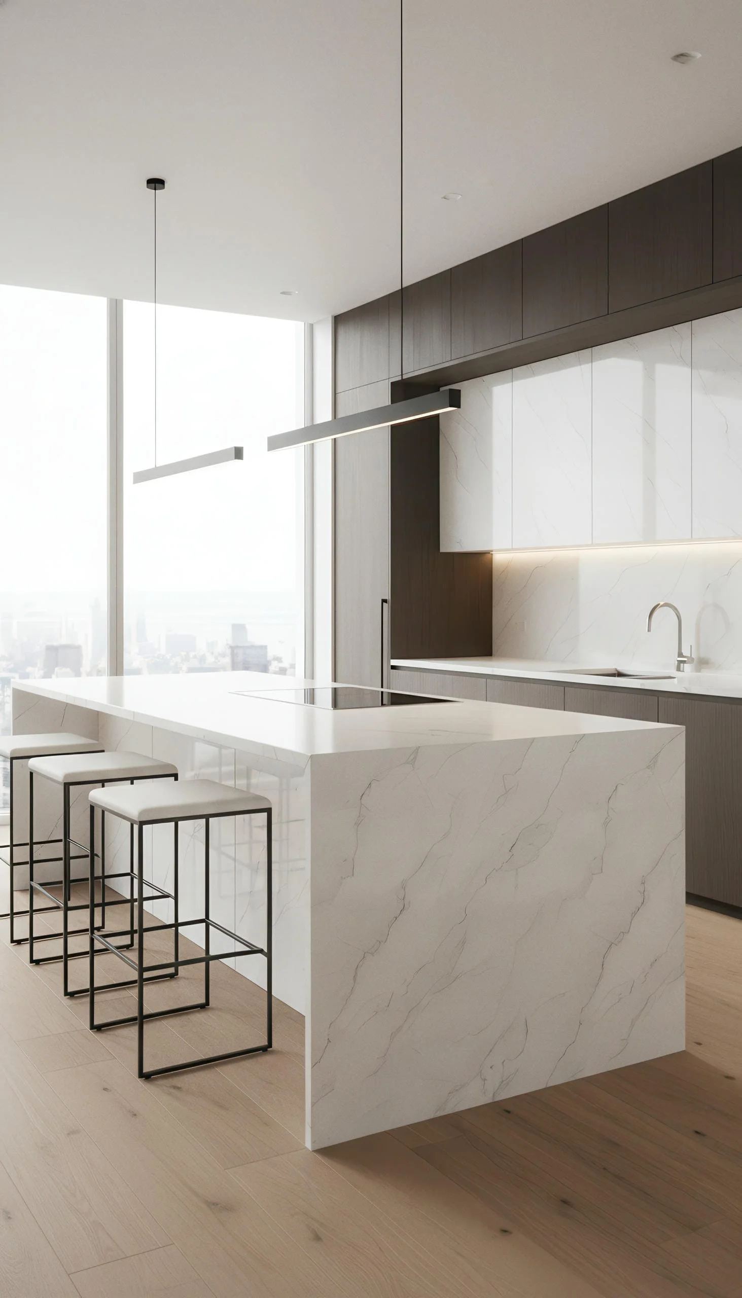 Statuario Dune 4x10 Porcelain Slab | CIERO