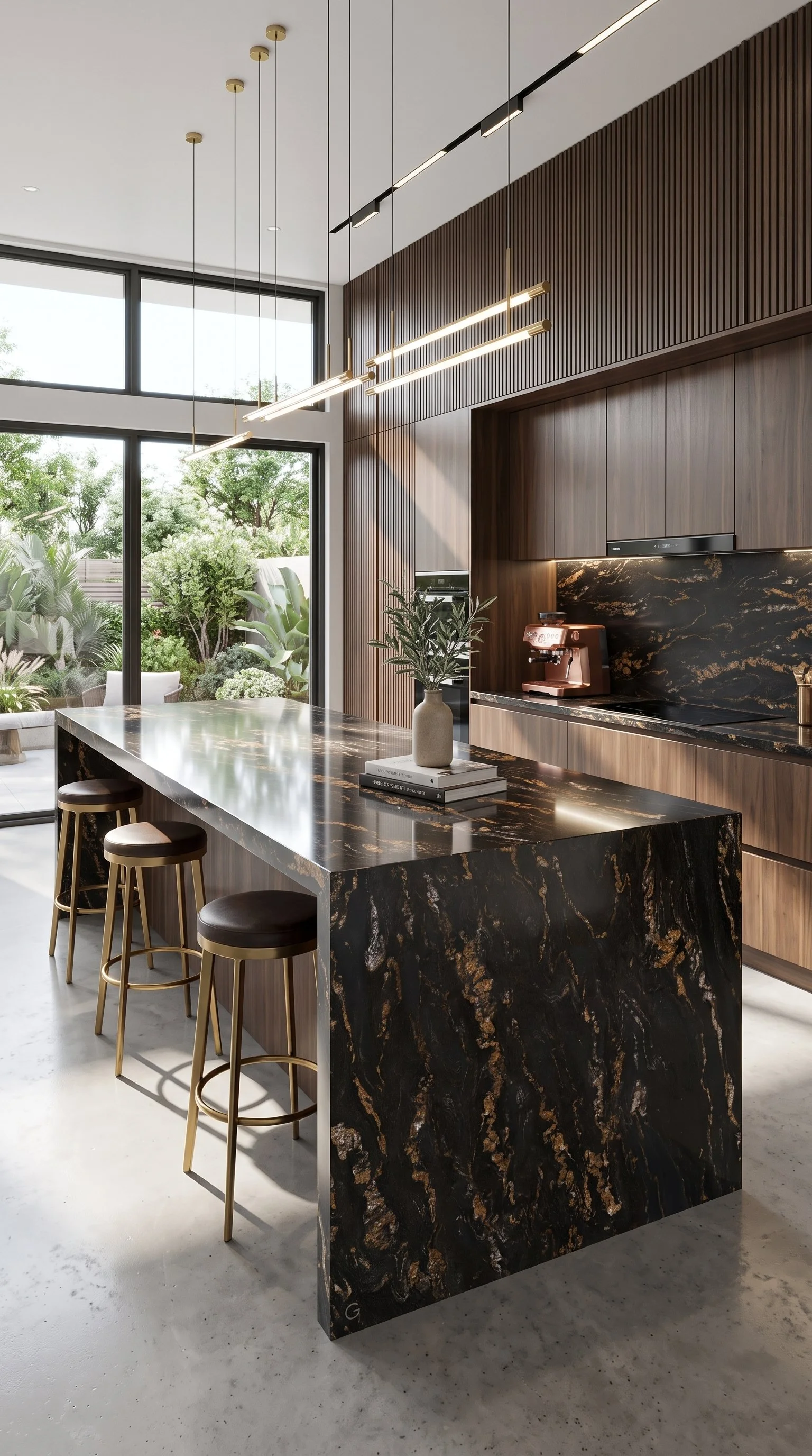 Gold Damasgato 5' x 10' Porcelain Slab | CIERO