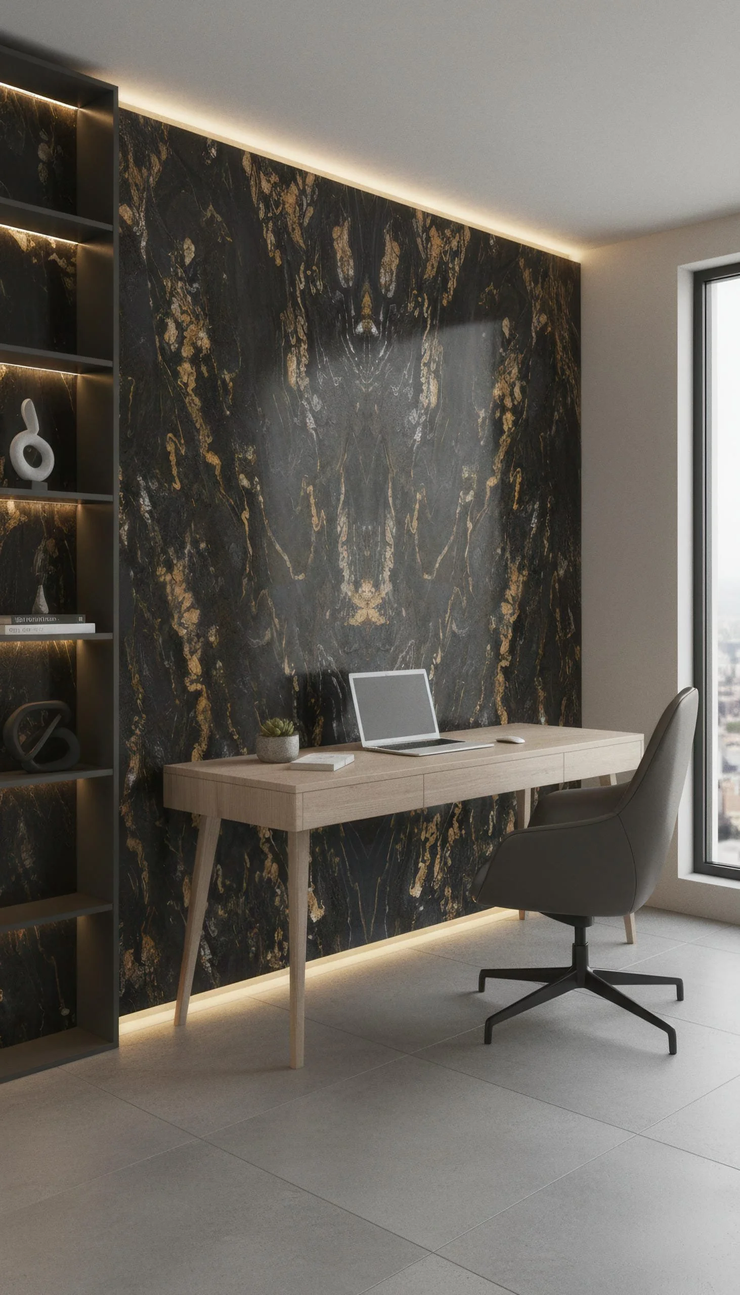 GOLD DAMASGATO 5X10 PORCELAIN SLAB | CIERO