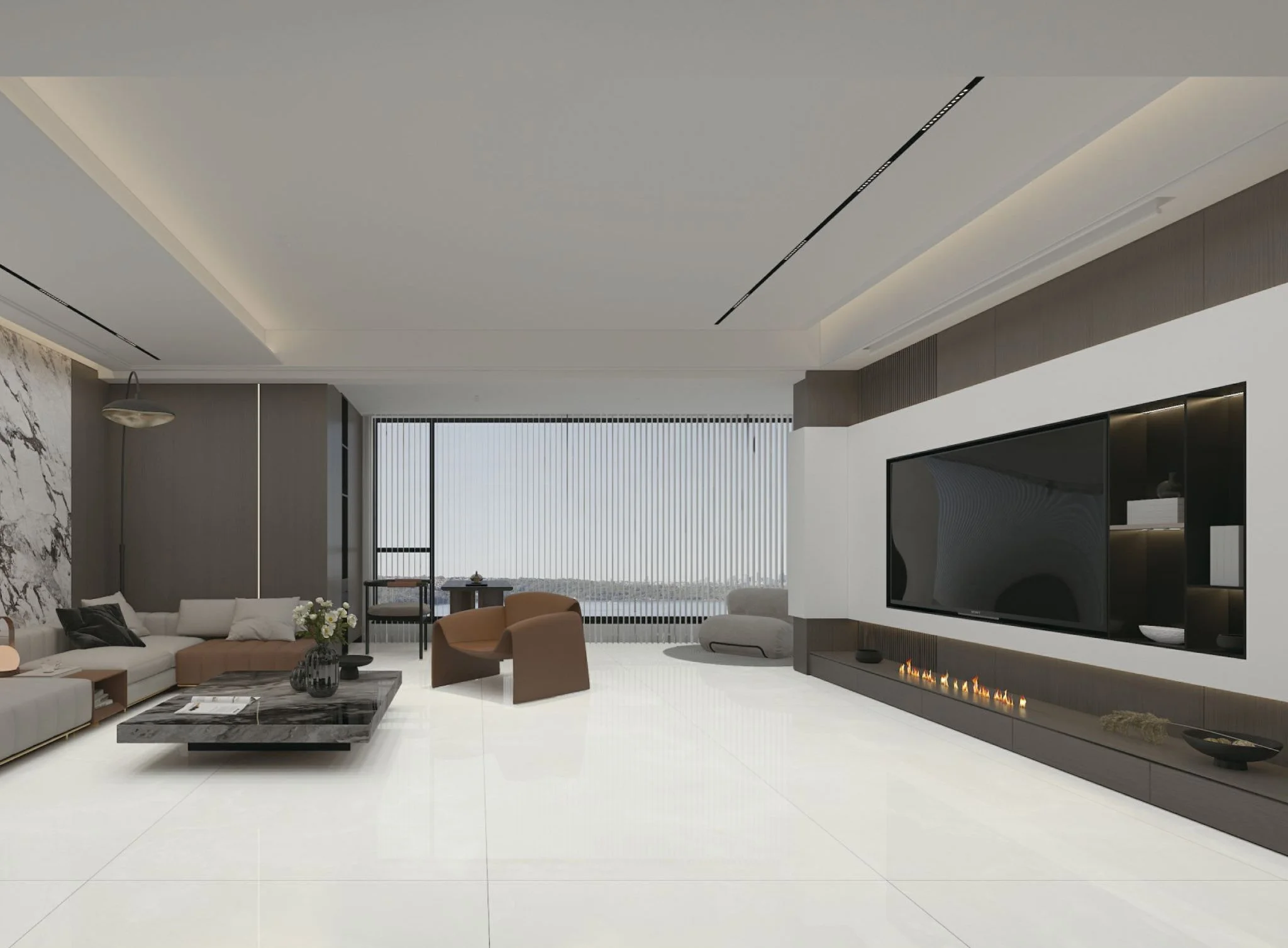 Onyx White 4' x 8' Porcelain Slab | CIERO