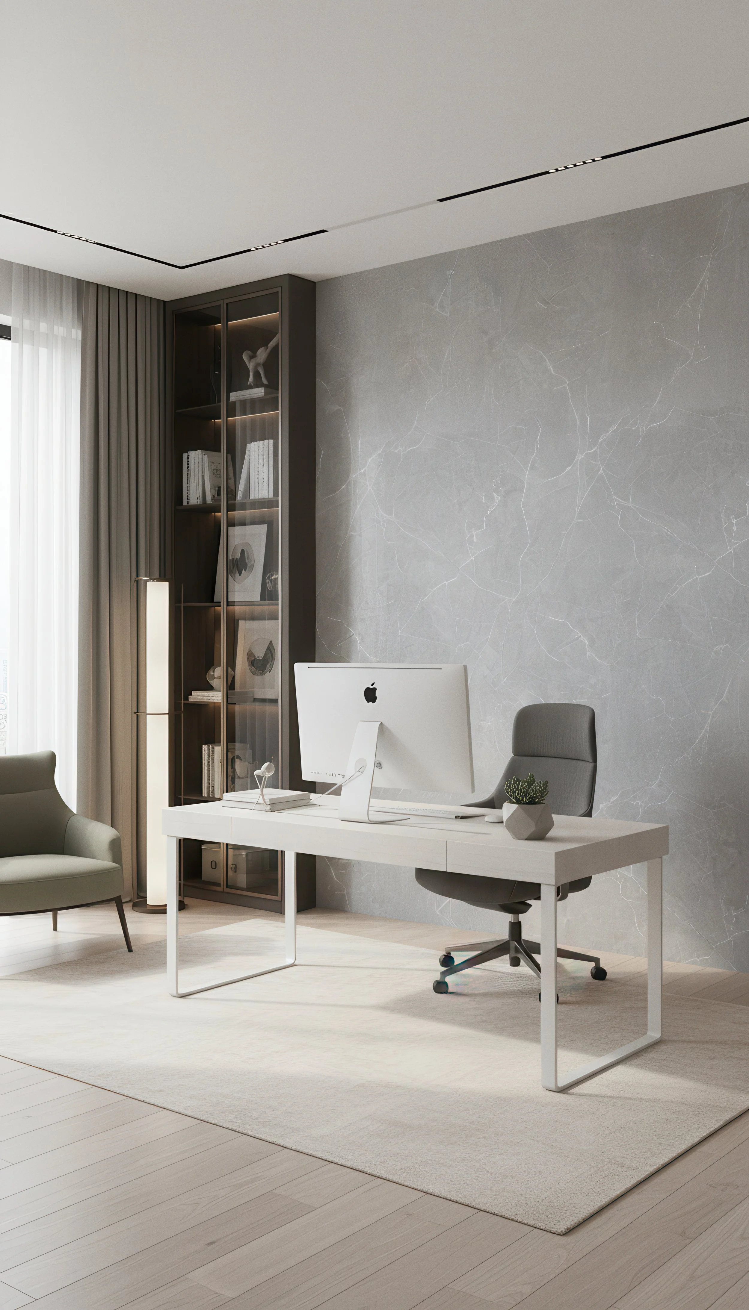 Cloud Grey 4x9 Porcelain Slab | CIERO