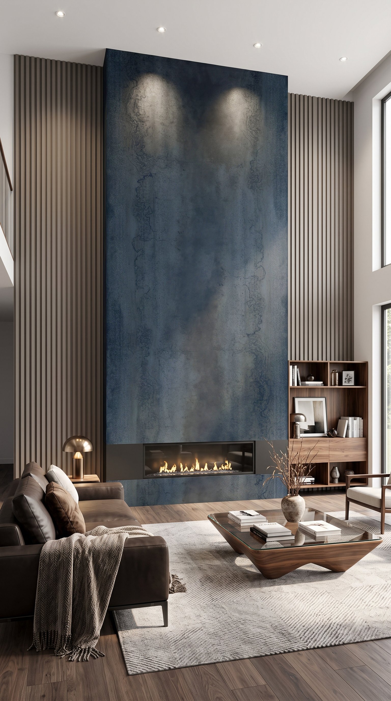 Titanium Blue 5' x 10' Porcelain Slab | CIERO