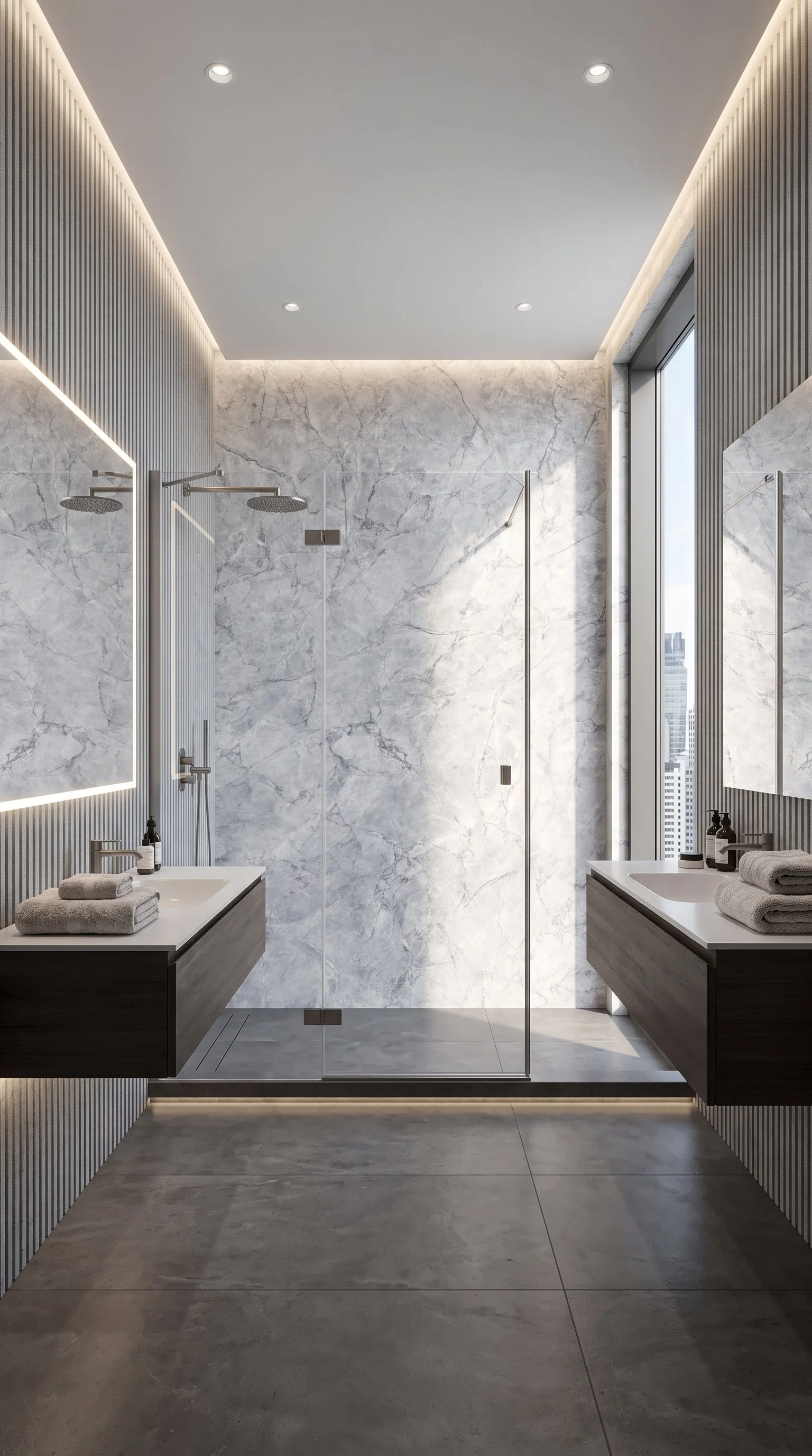 Super White 5' x 10' Porcelain Slab | CIERO